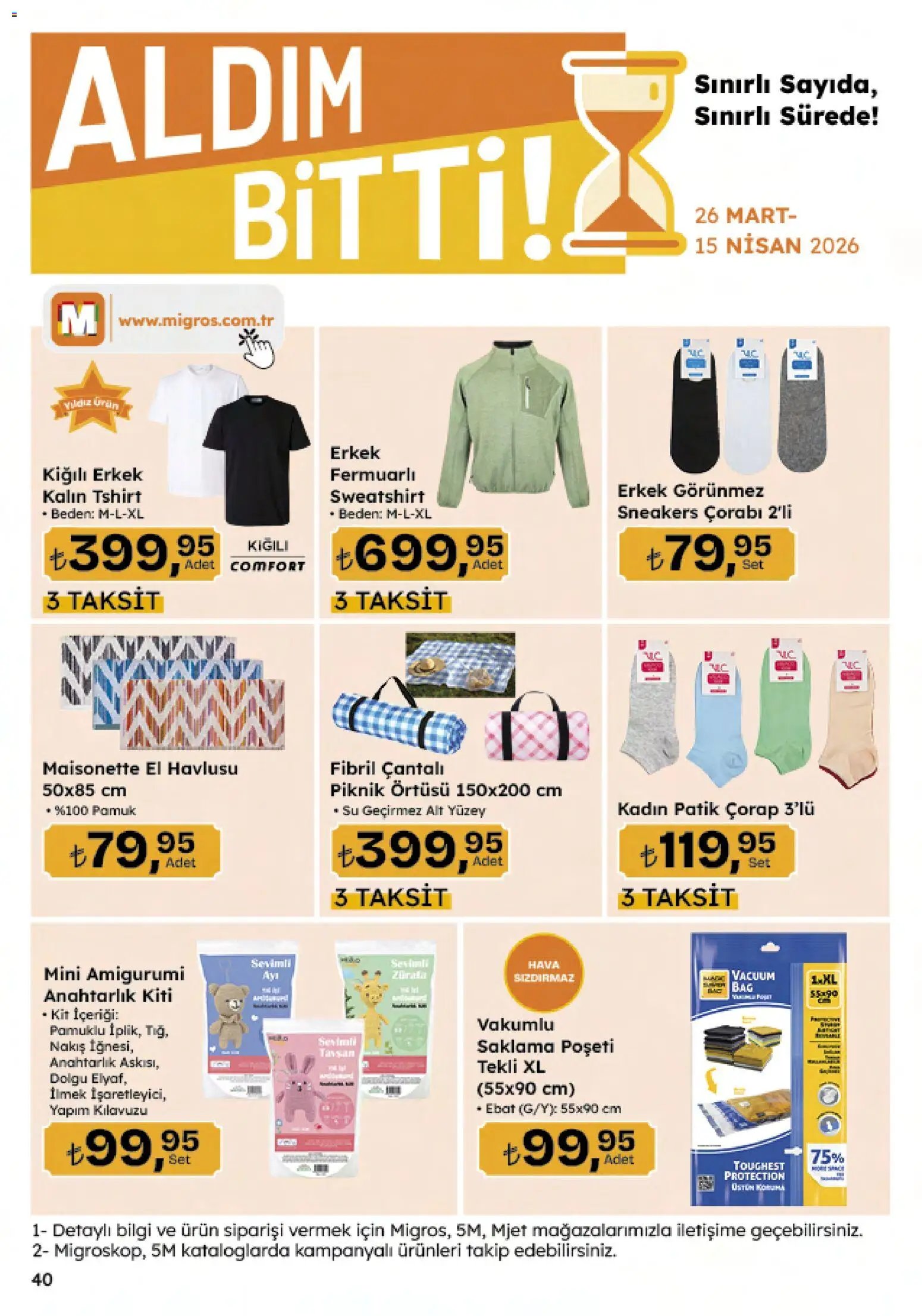 Migros tarihli katalog 26 0303 2026 Migros Katalog - 5M Migroskop Dijital