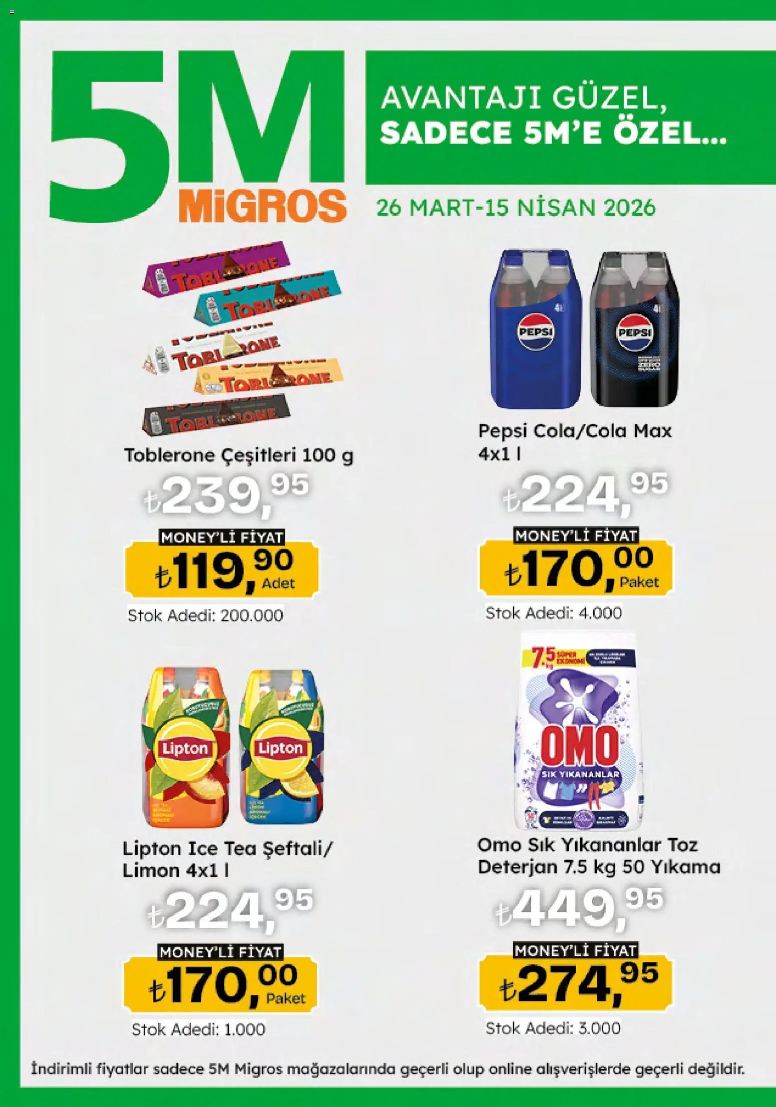 Migros tarihli katalog 26 0303 2026 Migros Katalog - 5M Migroskop Dijital