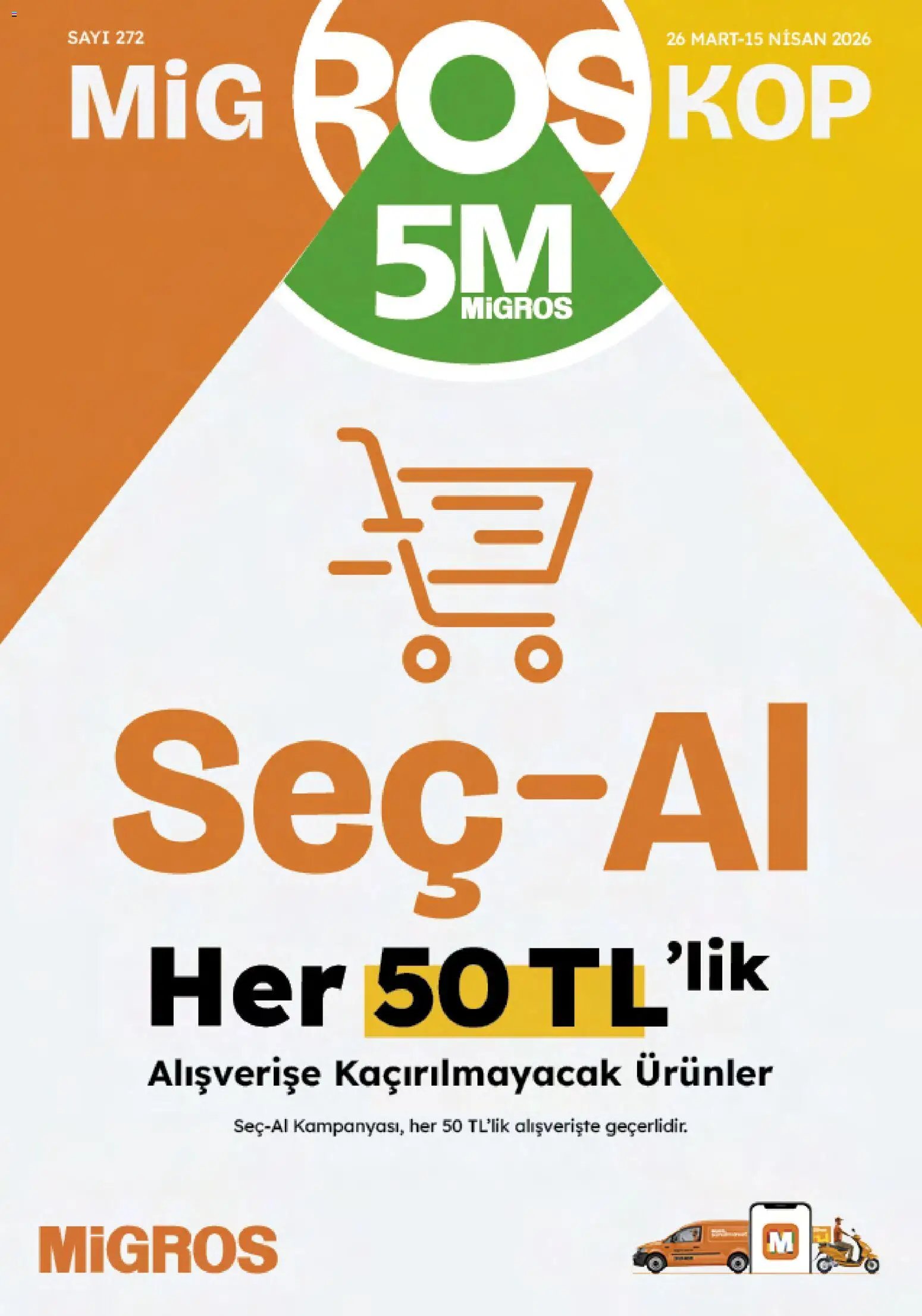 Migros tarihli katalog 26 0303 2026 Migros Katalog - 5M Migroskop Dijital