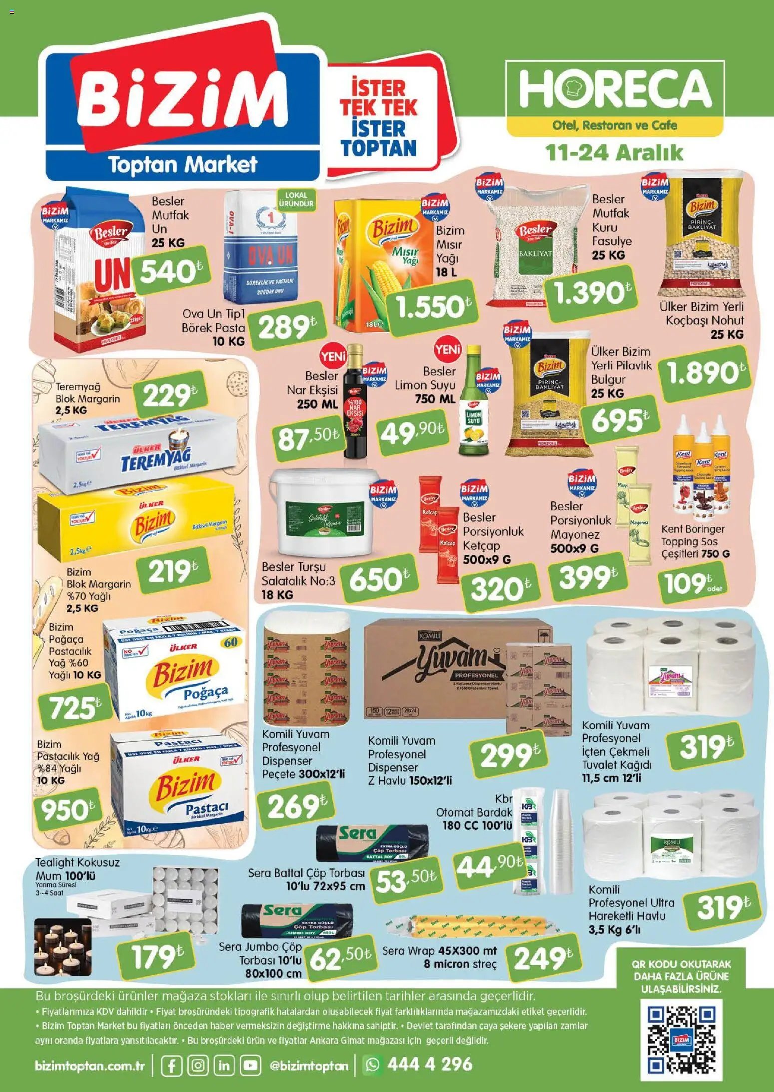 Bizim Toptan tarihli katalog 11 1212 2025 Horeca kataloğu