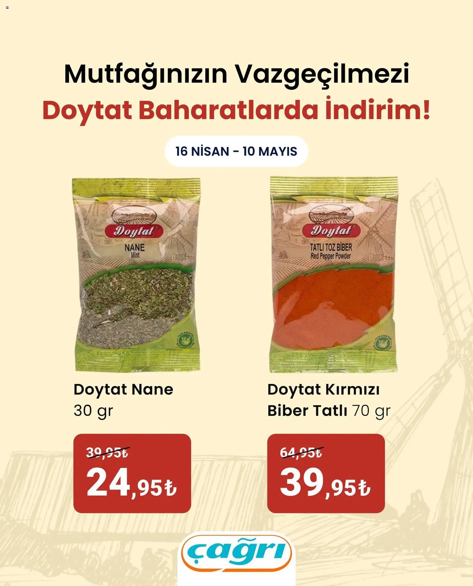 Çağrı Market tarihli katalog 16 0404 2026 Çağrı Market - Doytat Baharatlarda İndirim