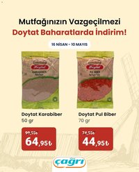 Çağrı Market tarihli katalog 16 0404 2026 Çağrı Market - Doytat Baharatlarda İndirim