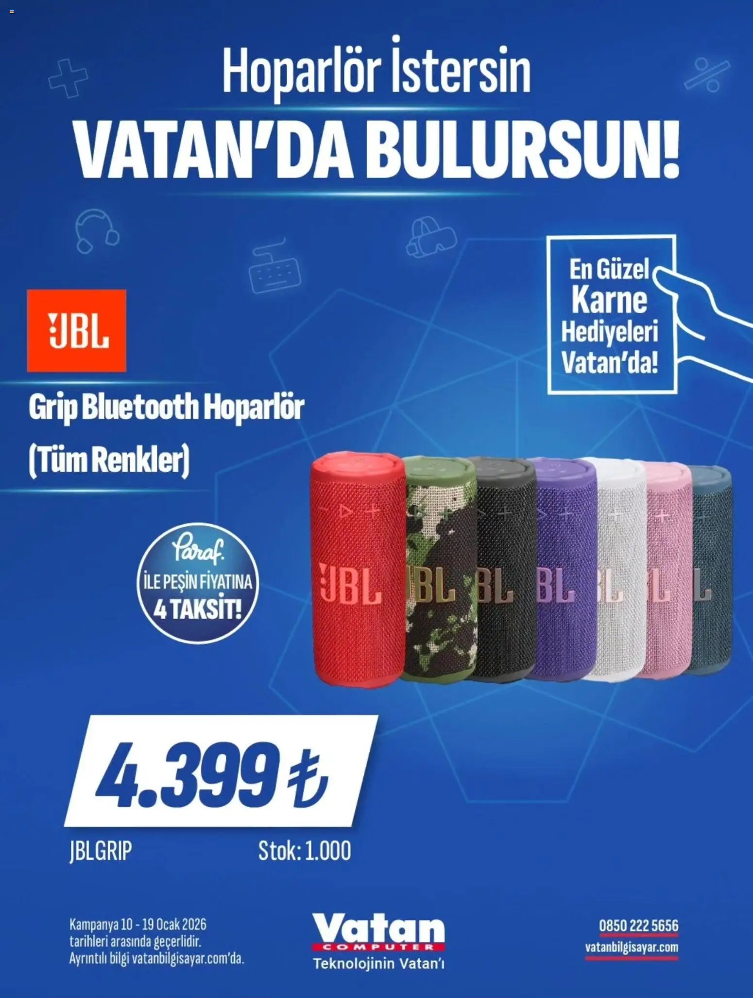 Vatan Bilgisayar tarihli katalog 12 0101 2026 İndirim