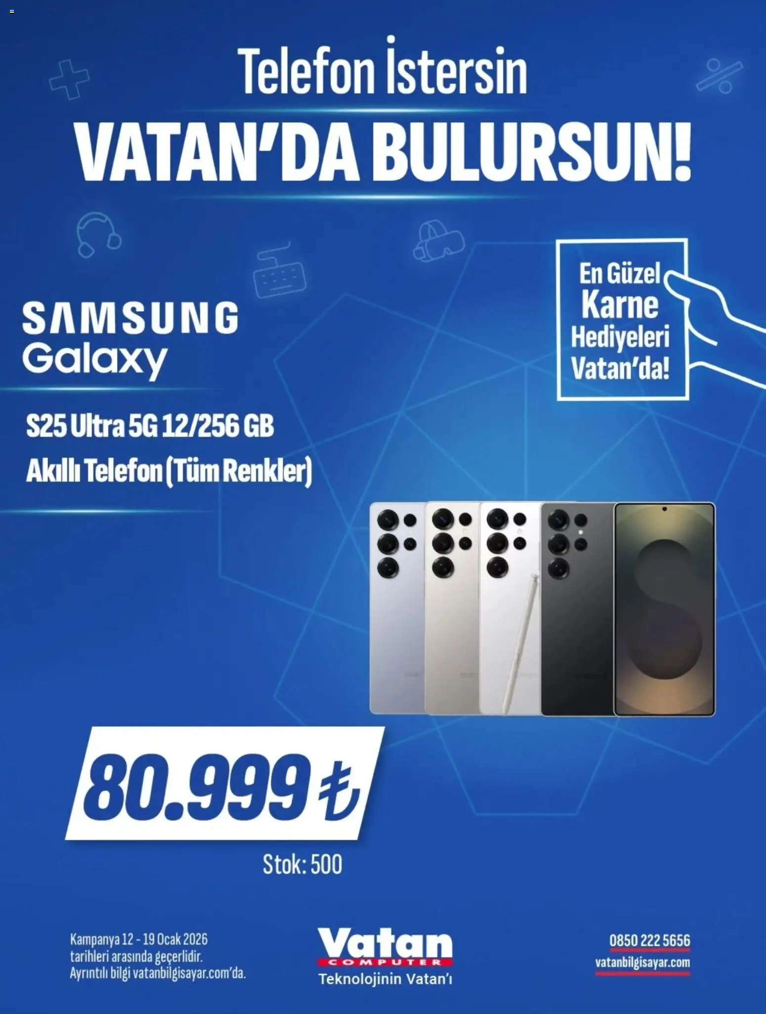 Vatan Bilgisayar tarihli katalog 12 0101 2026 İndirim