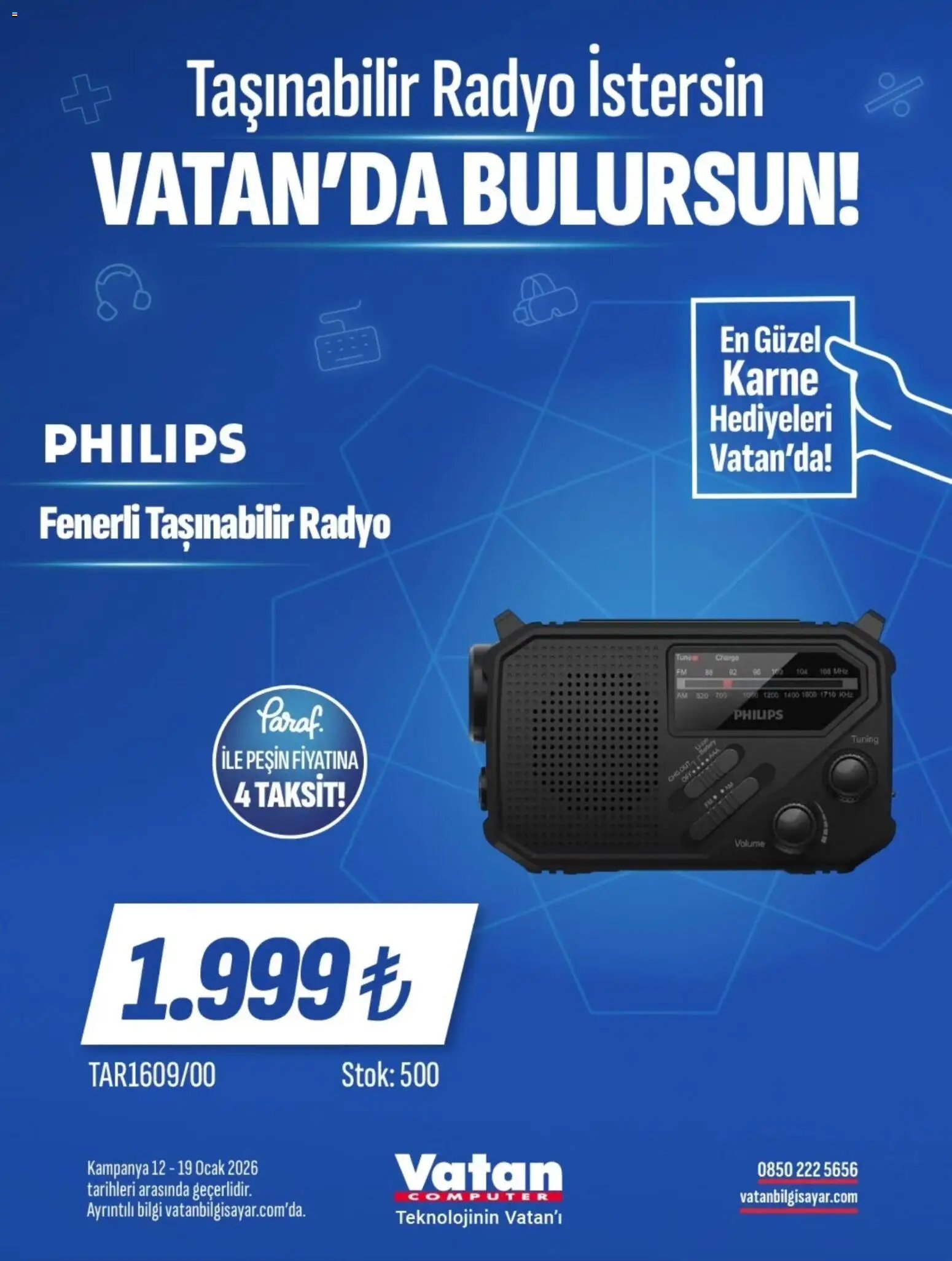 Vatan Bilgisayar tarihli katalog 12 0101 2026 İndirim