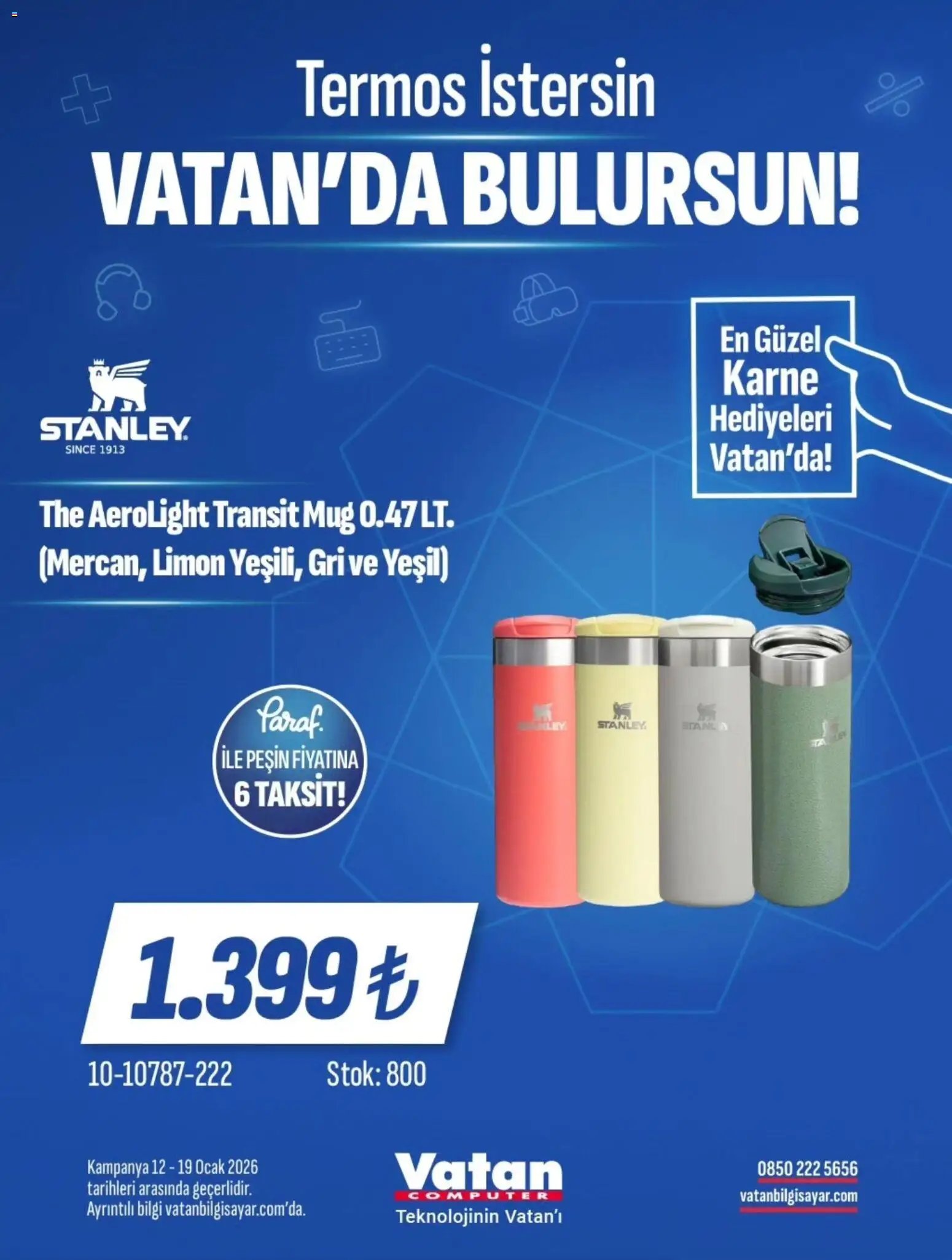 Vatan Bilgisayar tarihli katalog 12 0101 2026 İndirim