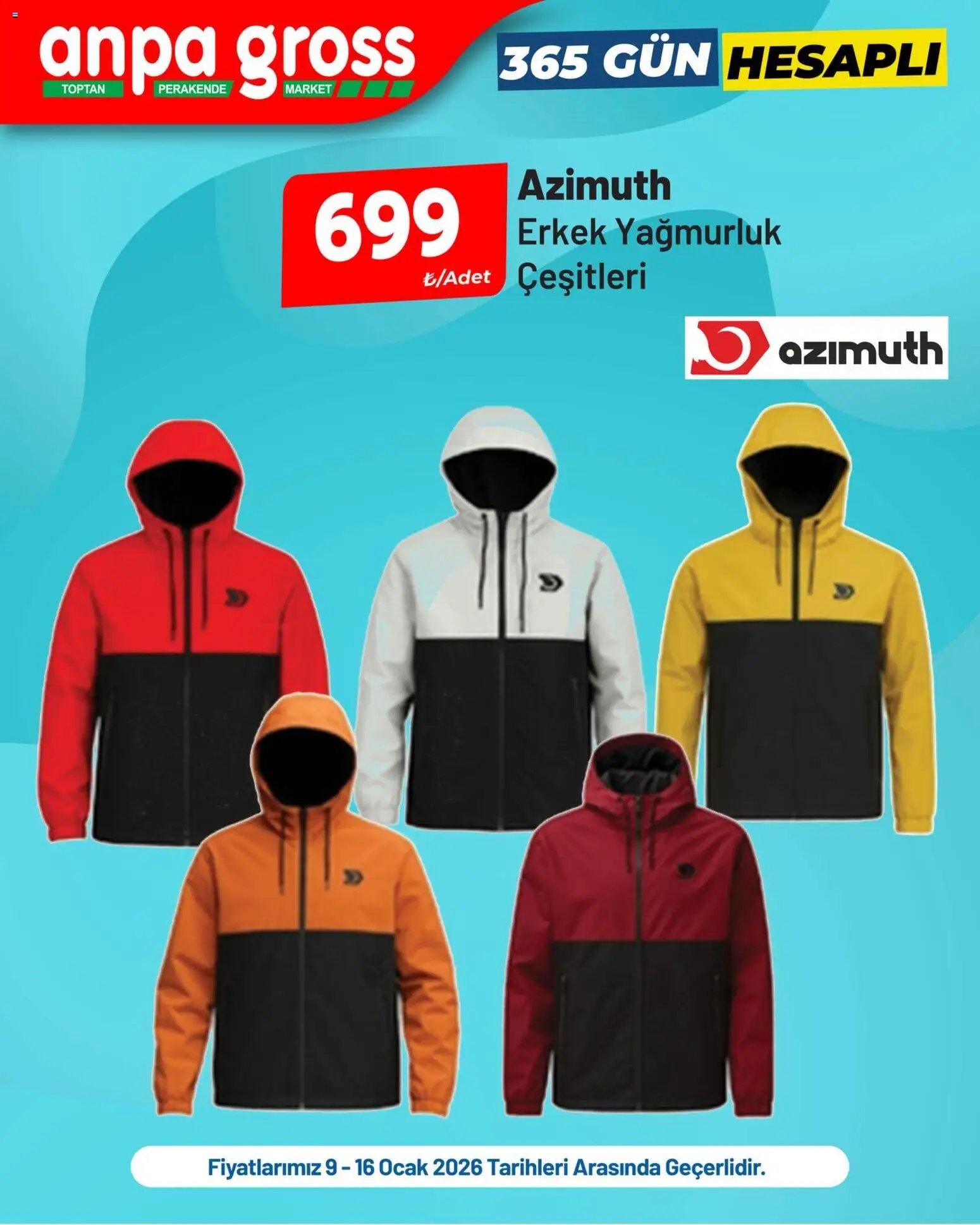 Anpa Gross tarihli katalog 09 0101 2026 İndirim Azimuth, Salomon, Lee Cooper