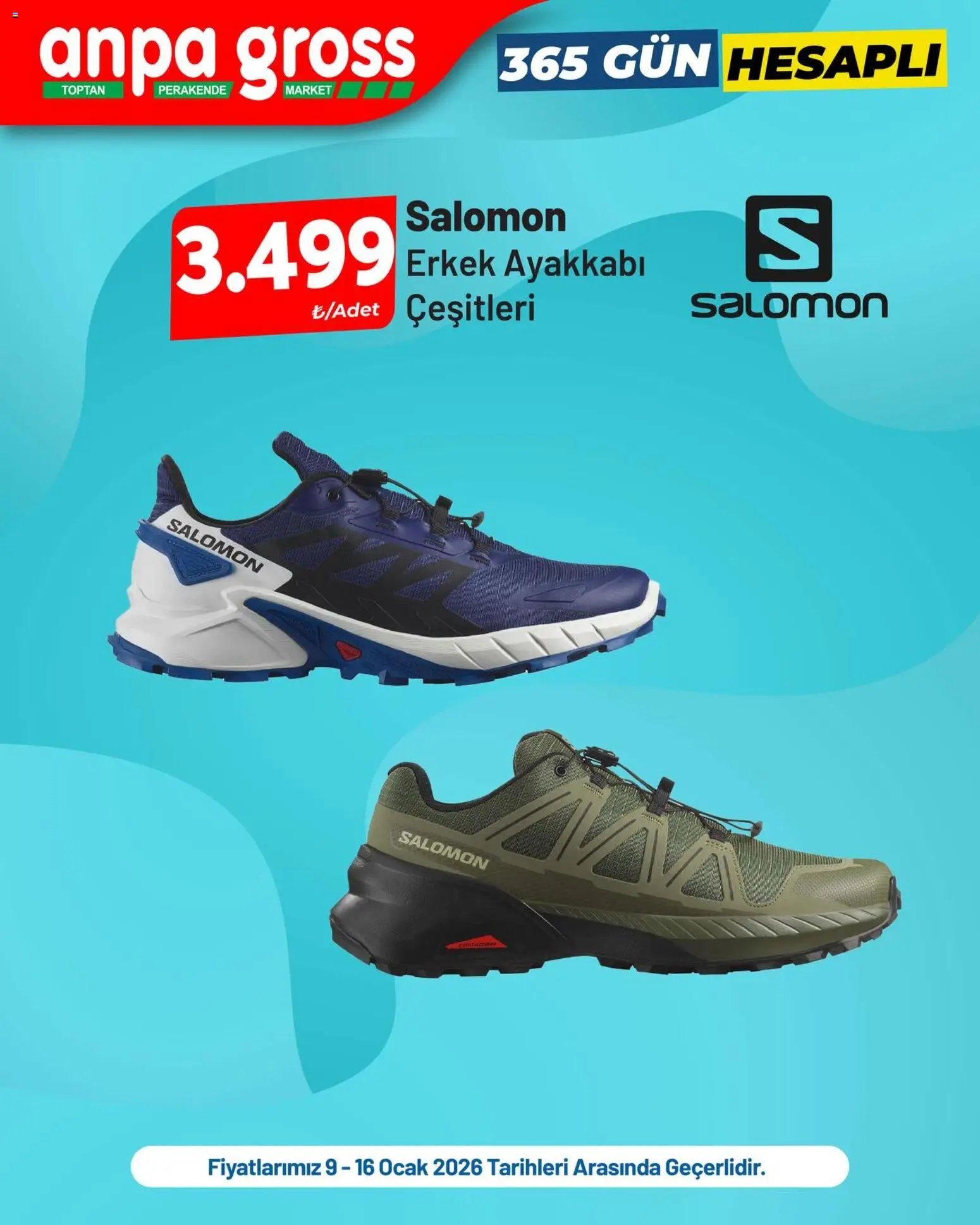Anpa Gross tarihli katalog 09 0101 2026 İndirim Azimuth, Salomon, Lee Cooper