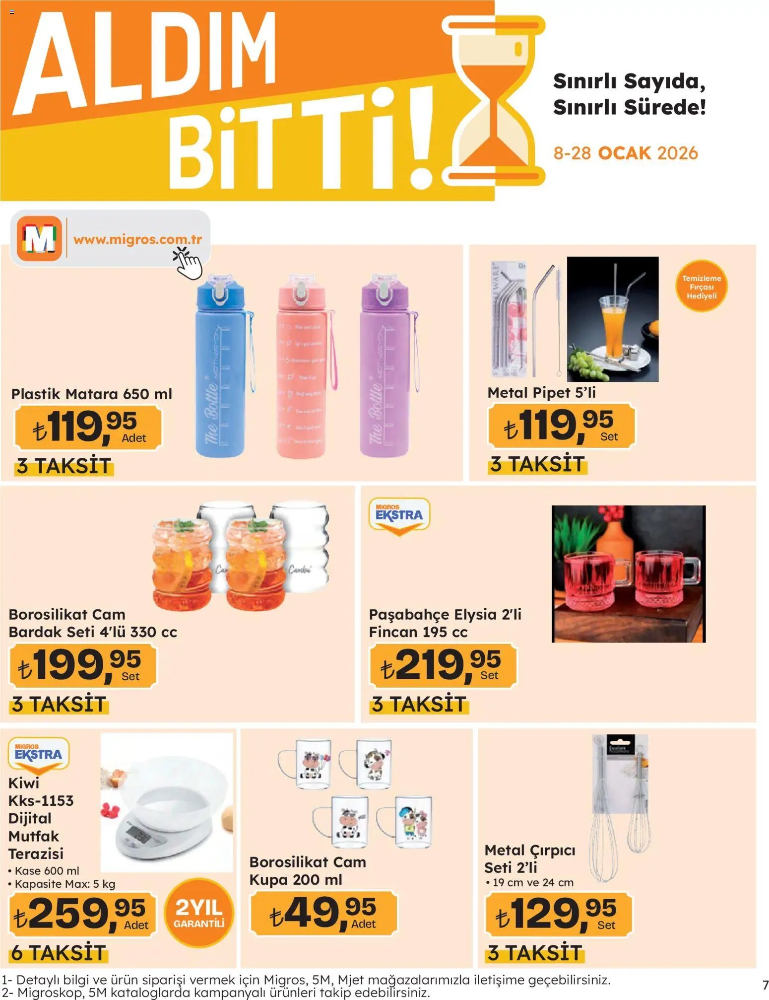 Migros tarihli katalog 08 0101 2026 Migros Jet Dijital