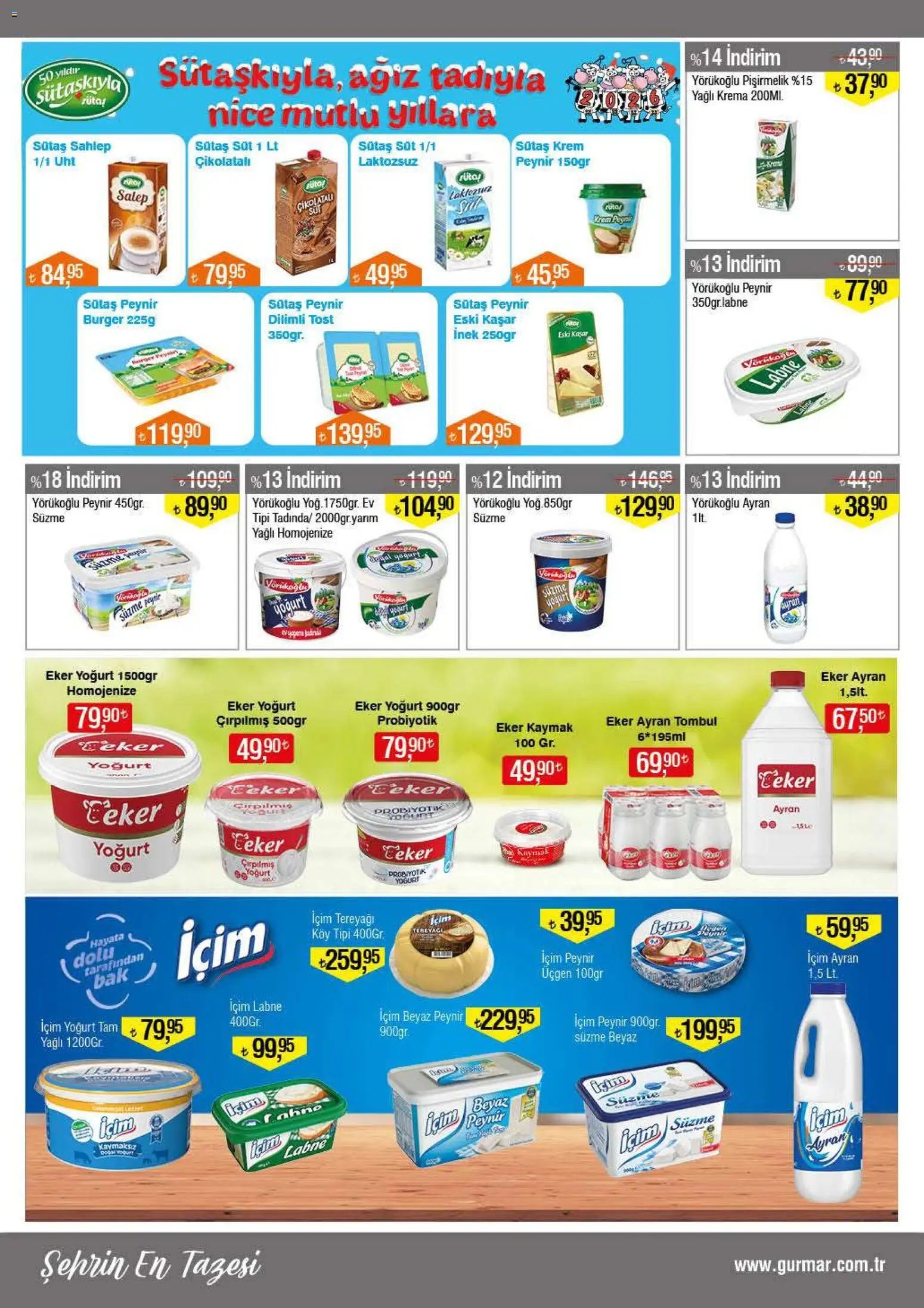 Gürmar tarihli katalog 01 0101 2026 Katalog