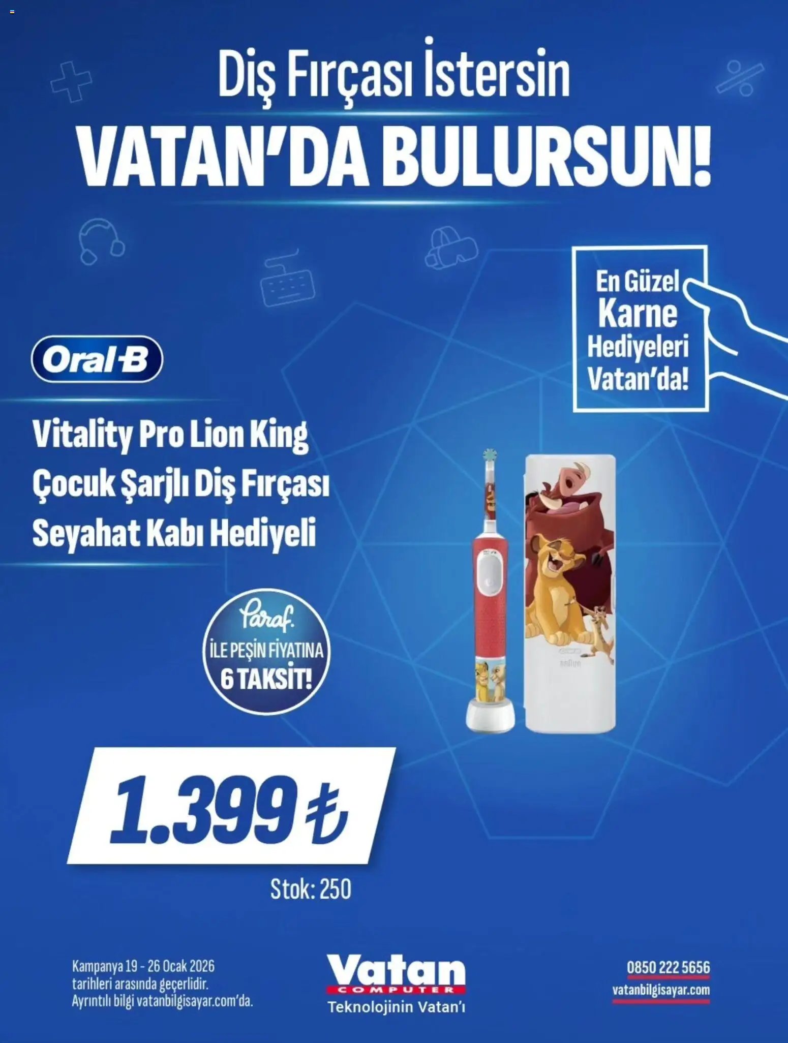 Vatan Bilgisayar tarihli katalog 19 0101 2026 İndirim