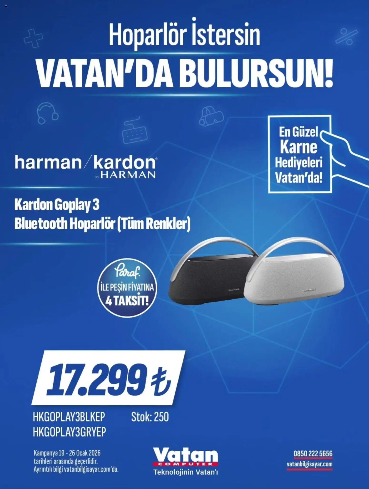 Vatan Bilgisayar tarihli katalog 19 0101 2026 İndirim
