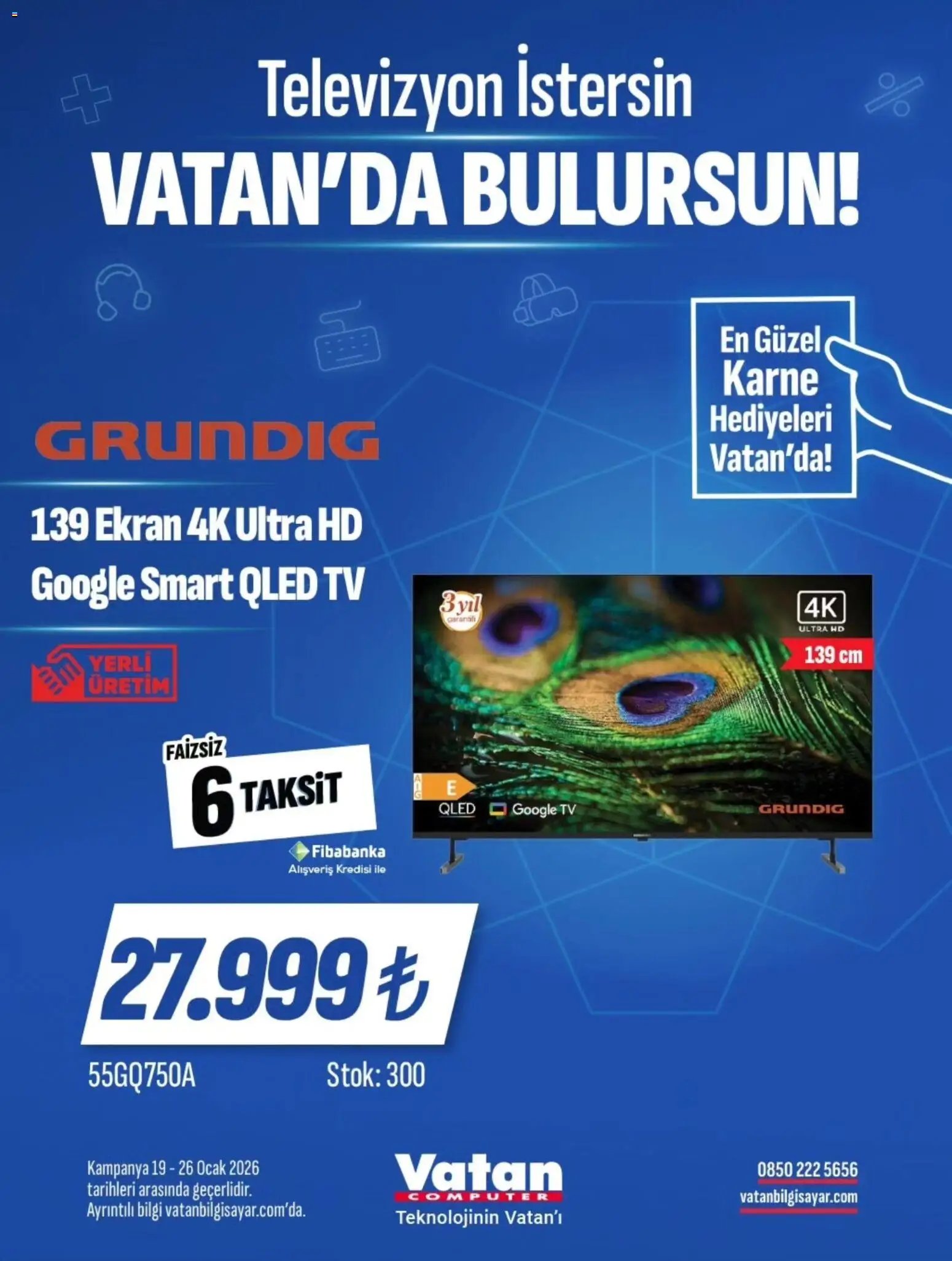 Vatan Bilgisayar tarihli katalog 19 0101 2026 İndirim