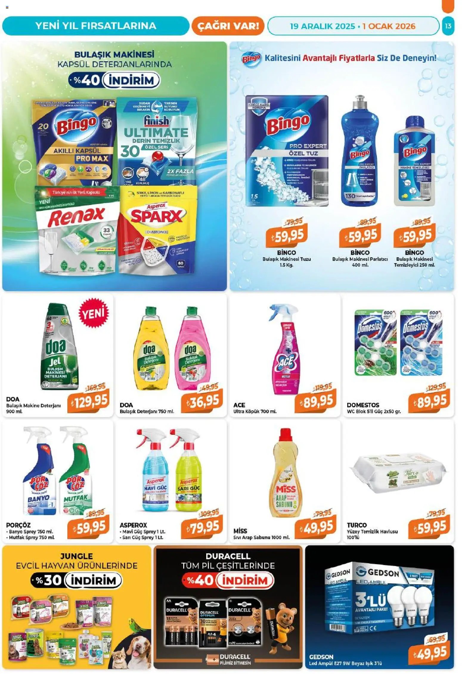 Çağrı Market tarihli katalog 19 1212 2025 Katalog
