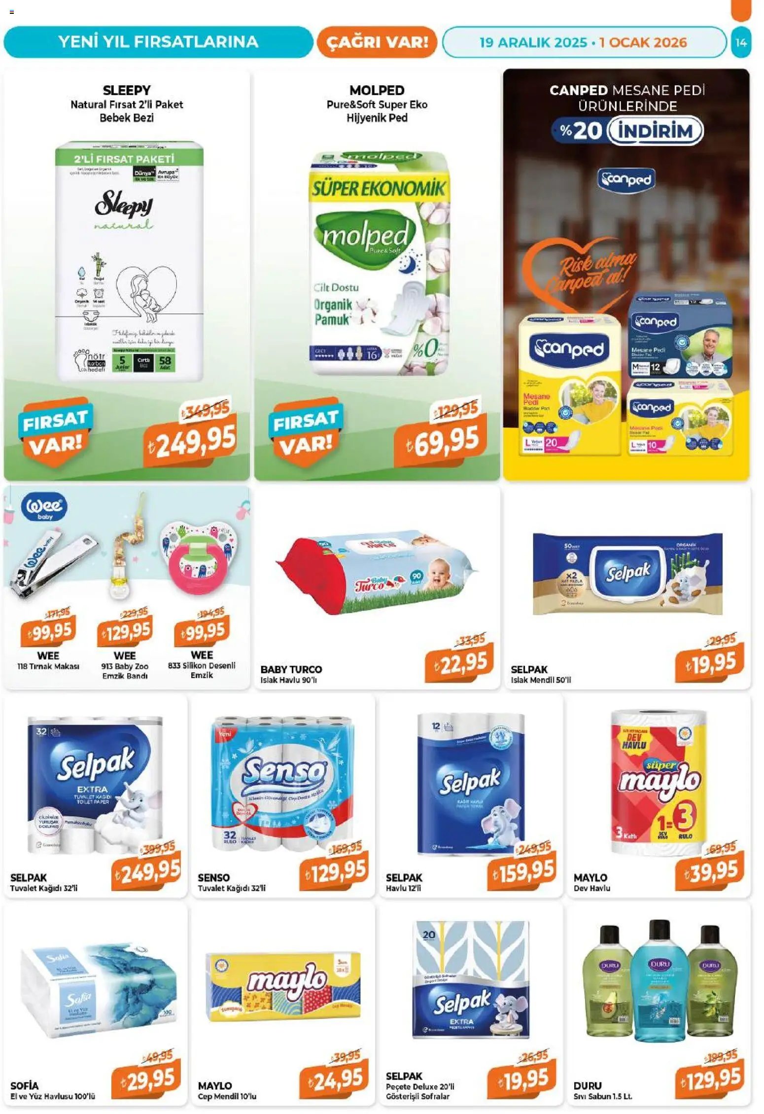 Çağrı Market tarihli katalog 19 1212 2025 Katalog