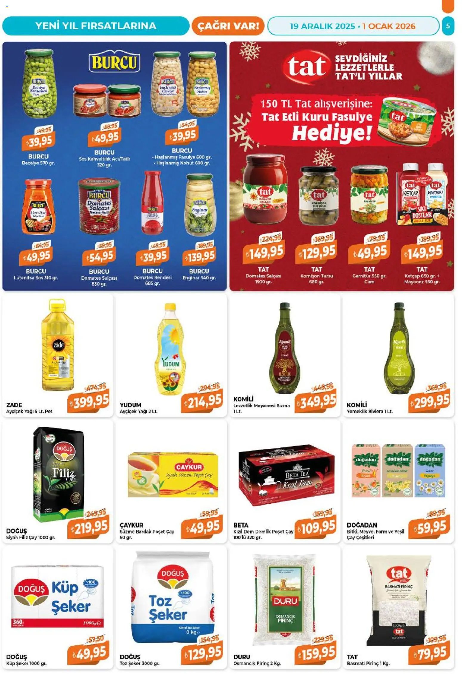 Çağrı Market tarihli katalog 19 1212 2025 Katalog