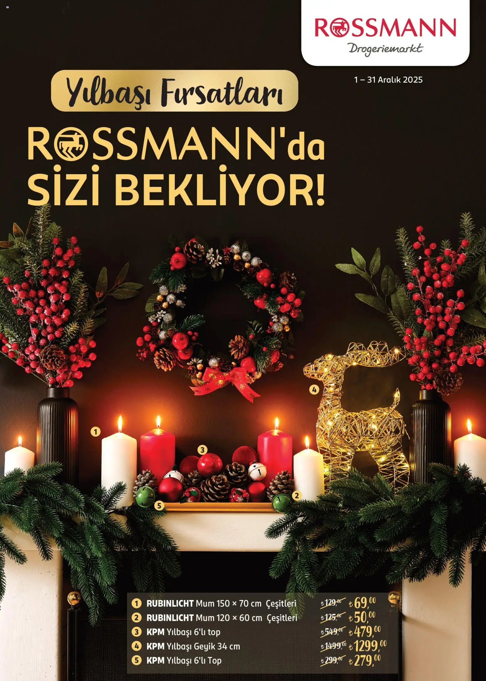 Rossmann tarihli katalog 01 1212 2025 Yılbaşı Kataloğu