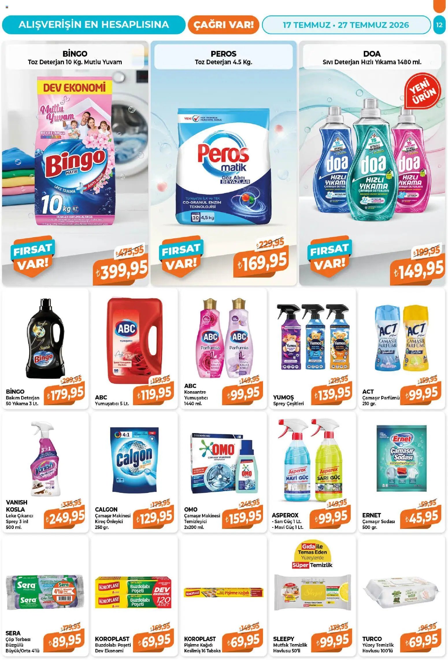 Çağrı Market tarihli katalog 17 0707 2026 Çağrı Market Katalog