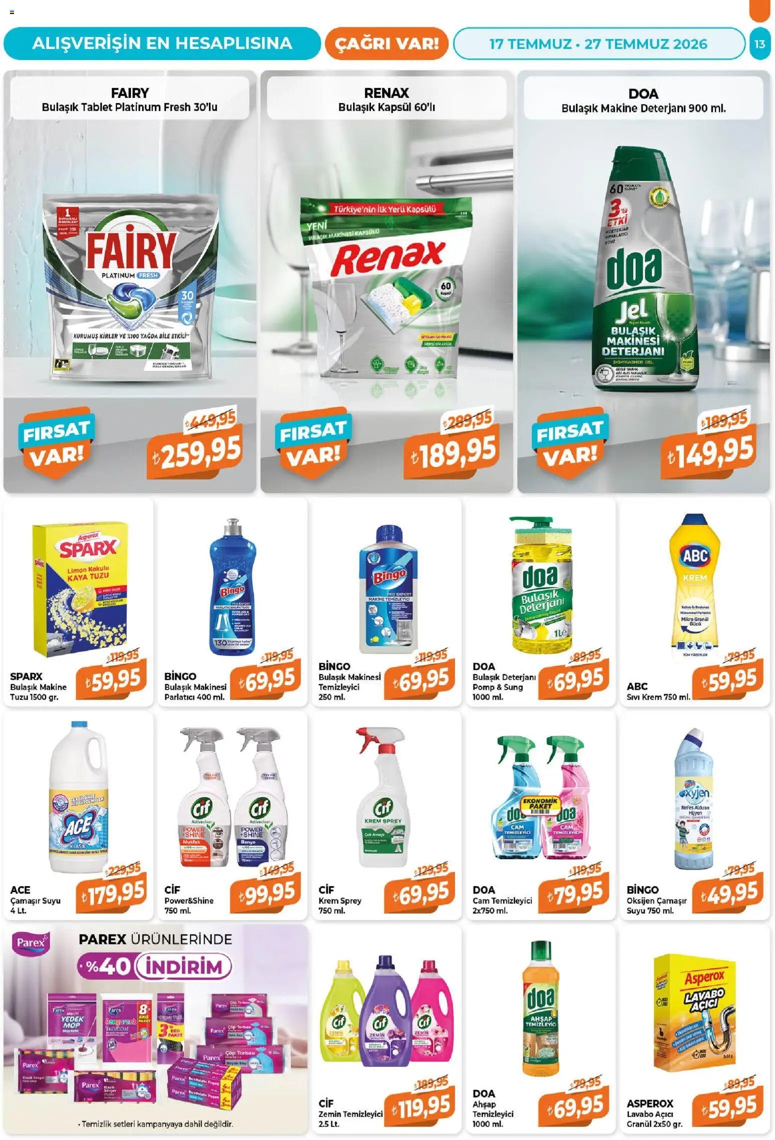 Çağrı Market tarihli katalog 17 0707 2026 Çağrı Market Katalog