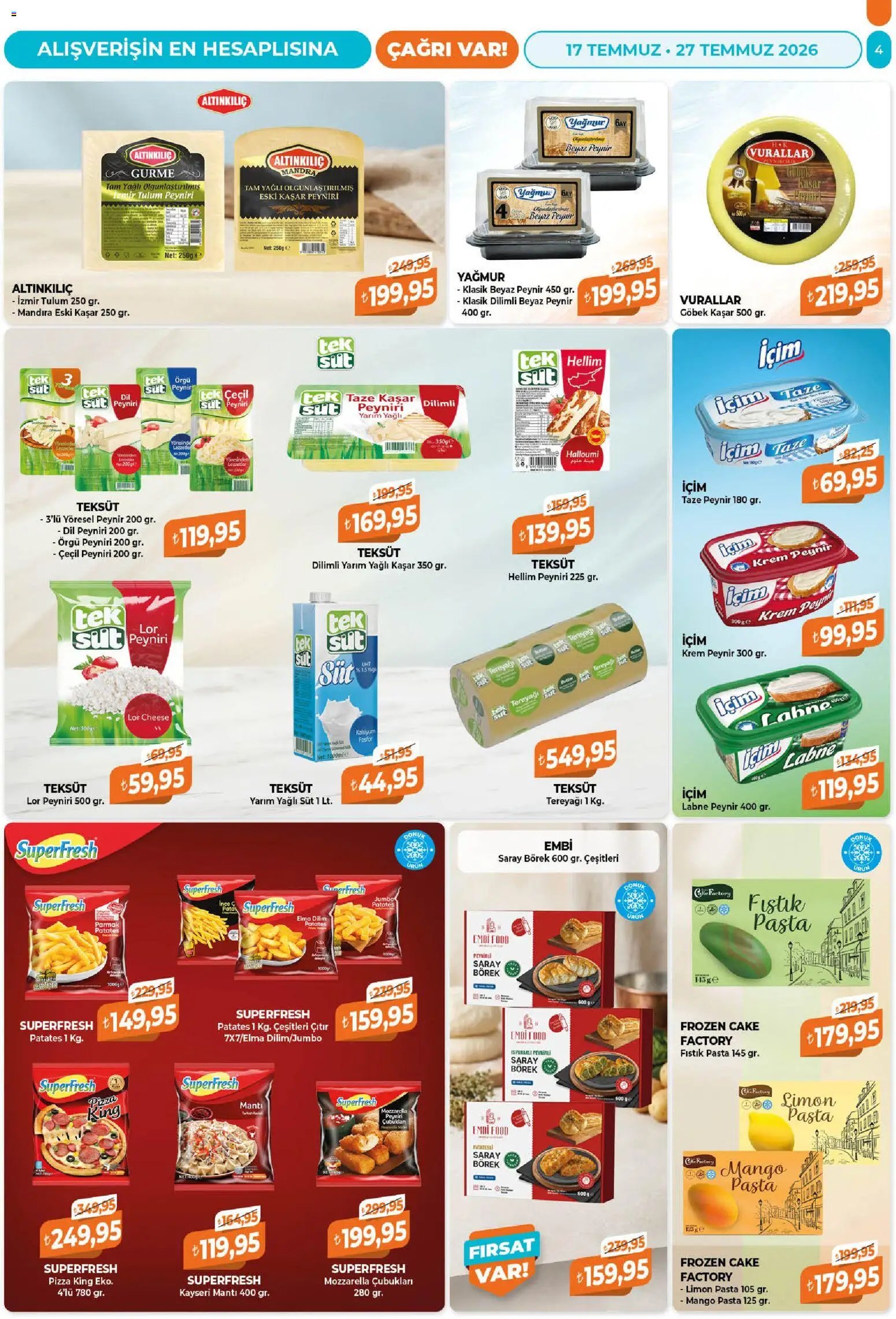 Çağrı Market tarihli katalog 17 0707 2026 Çağrı Market Katalog