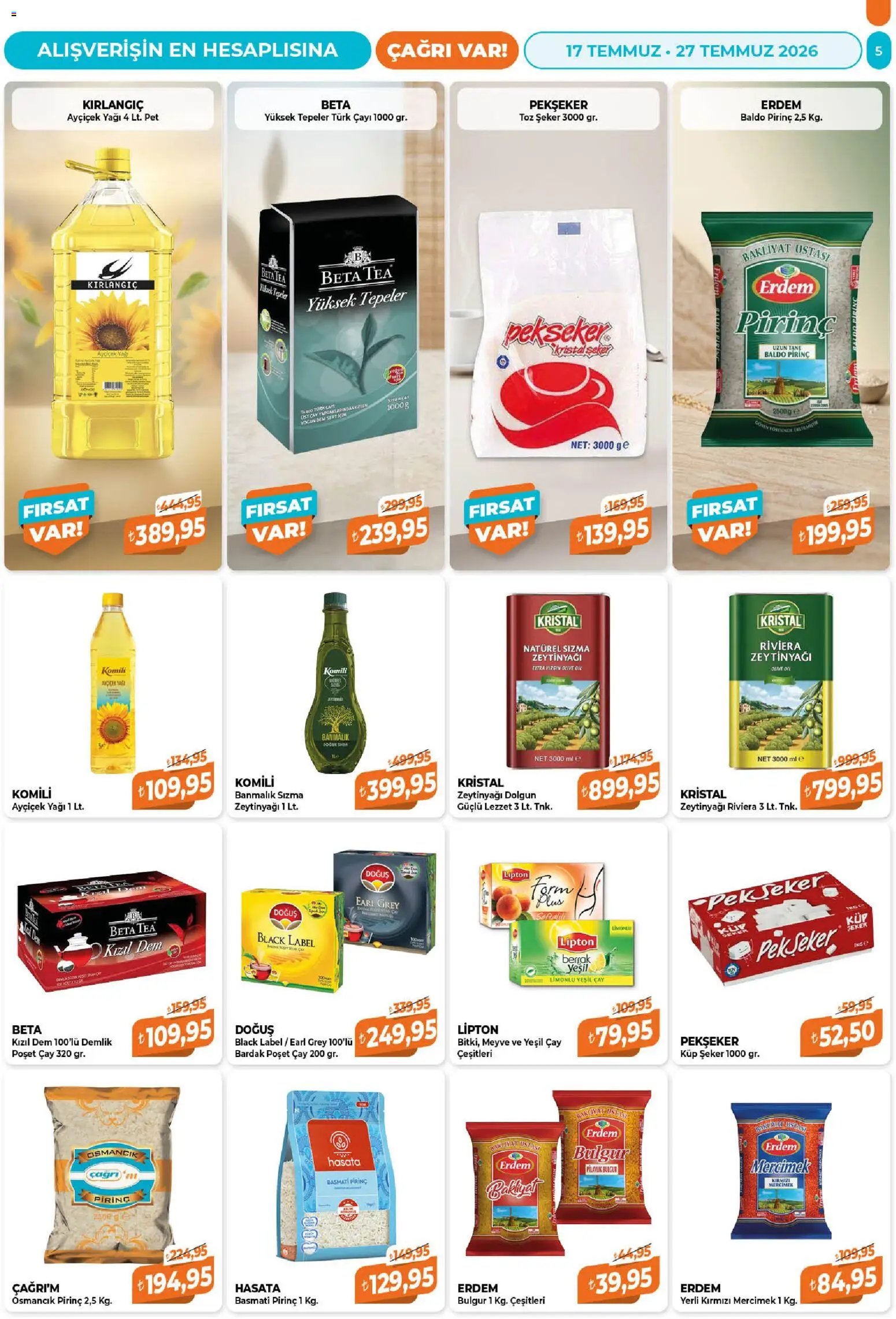 Çağrı Market tarihli katalog 17 0707 2026 Çağrı Market Katalog