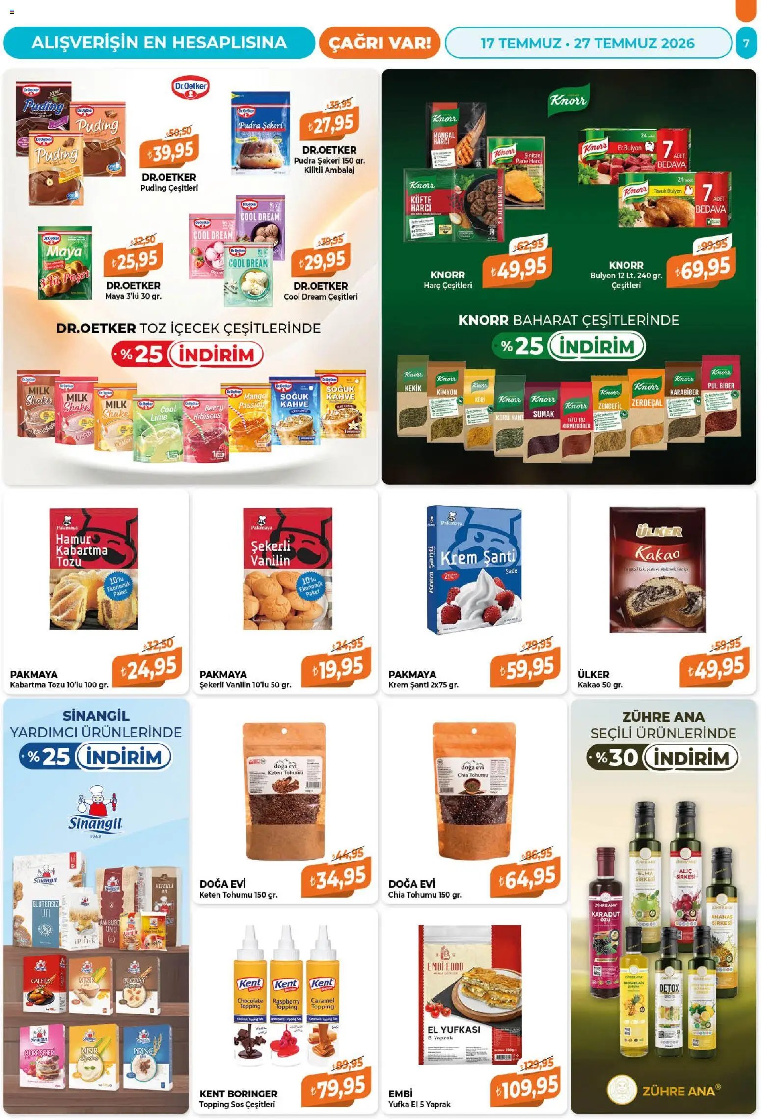 Çağrı Market tarihli katalog 17 0707 2026 Çağrı Market Katalog