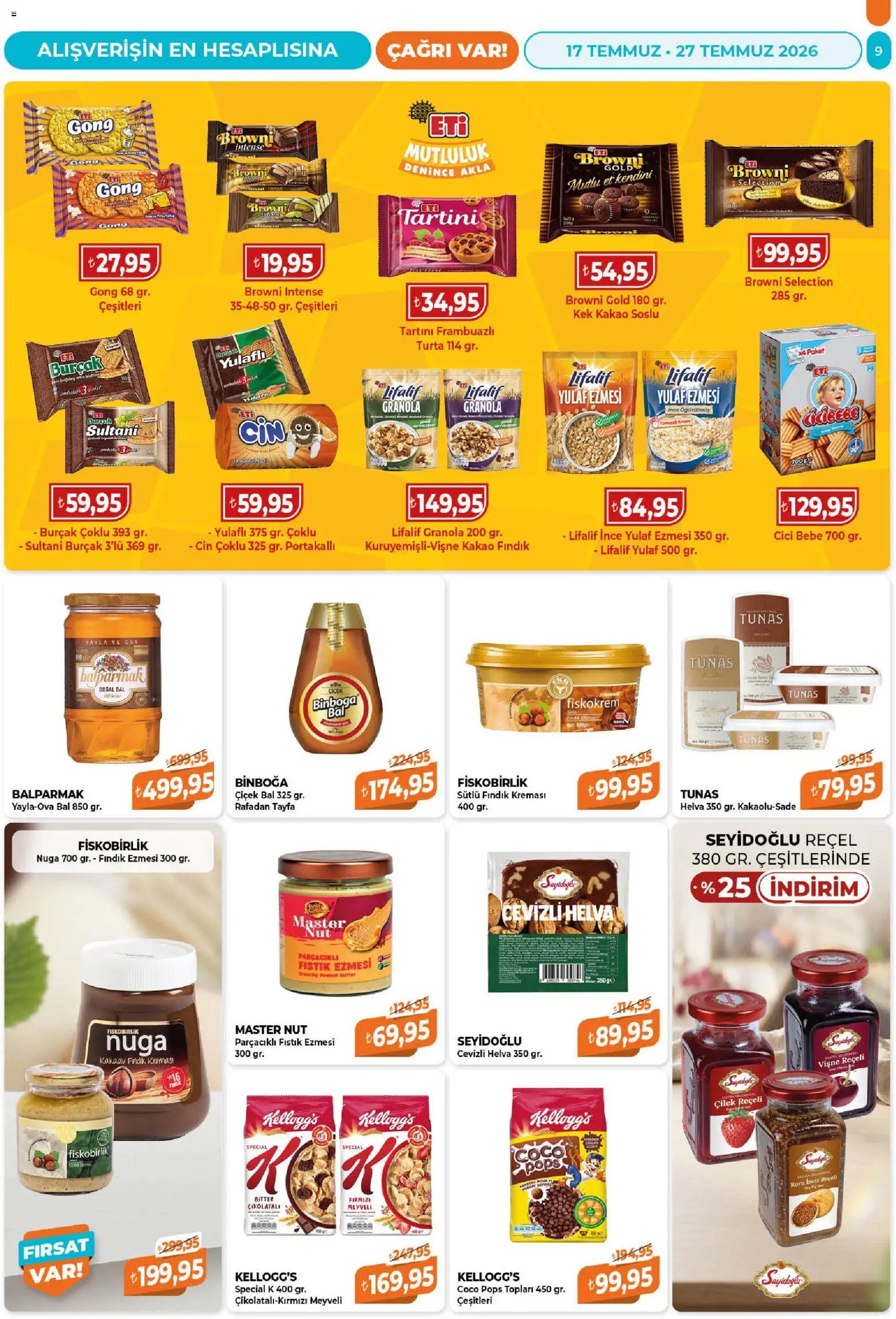 Çağrı Market tarihli katalog 17 0707 2026 Çağrı Market Katalog
