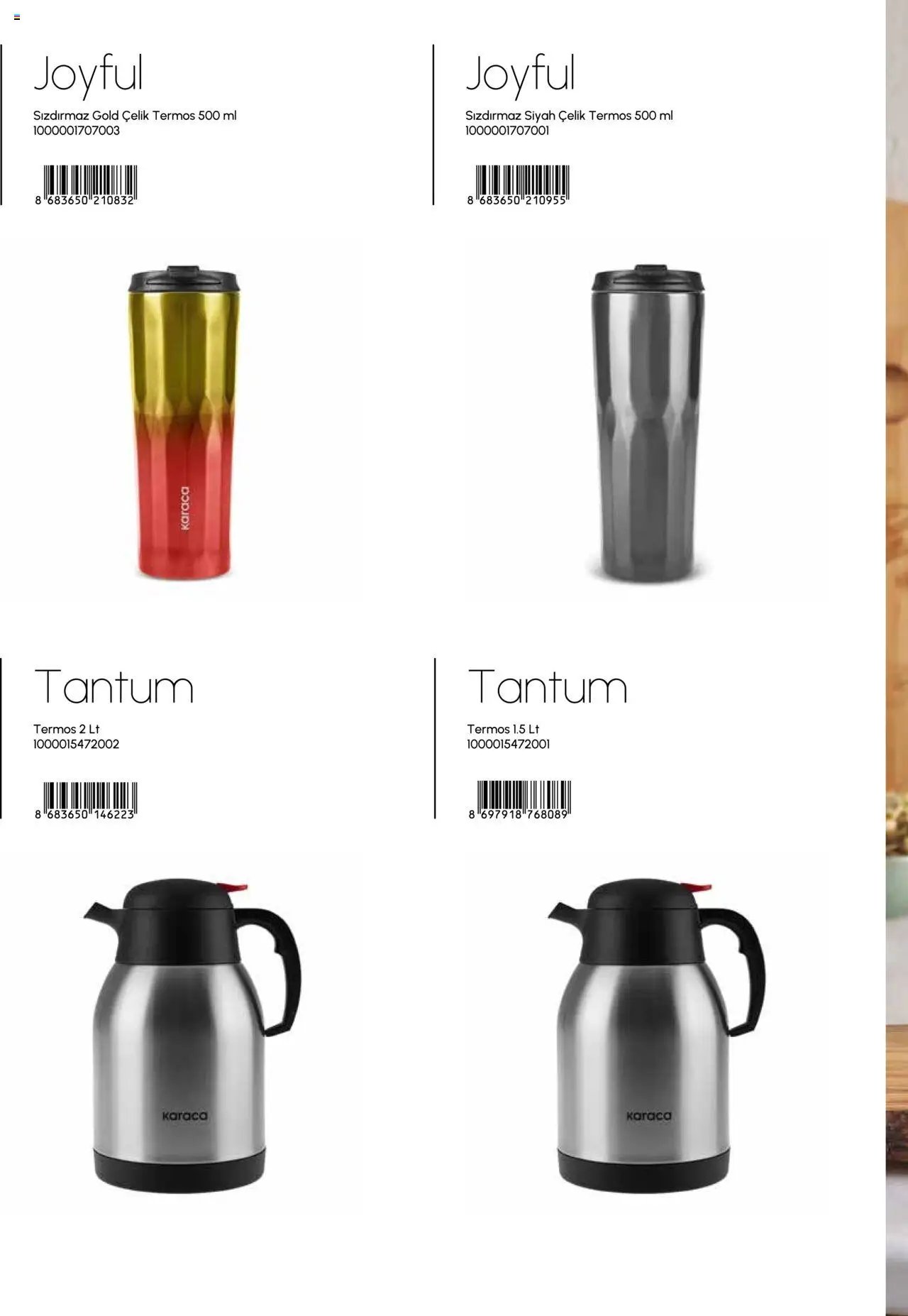 Karaca tarihli katalog 04 0909 2025 Mutfak