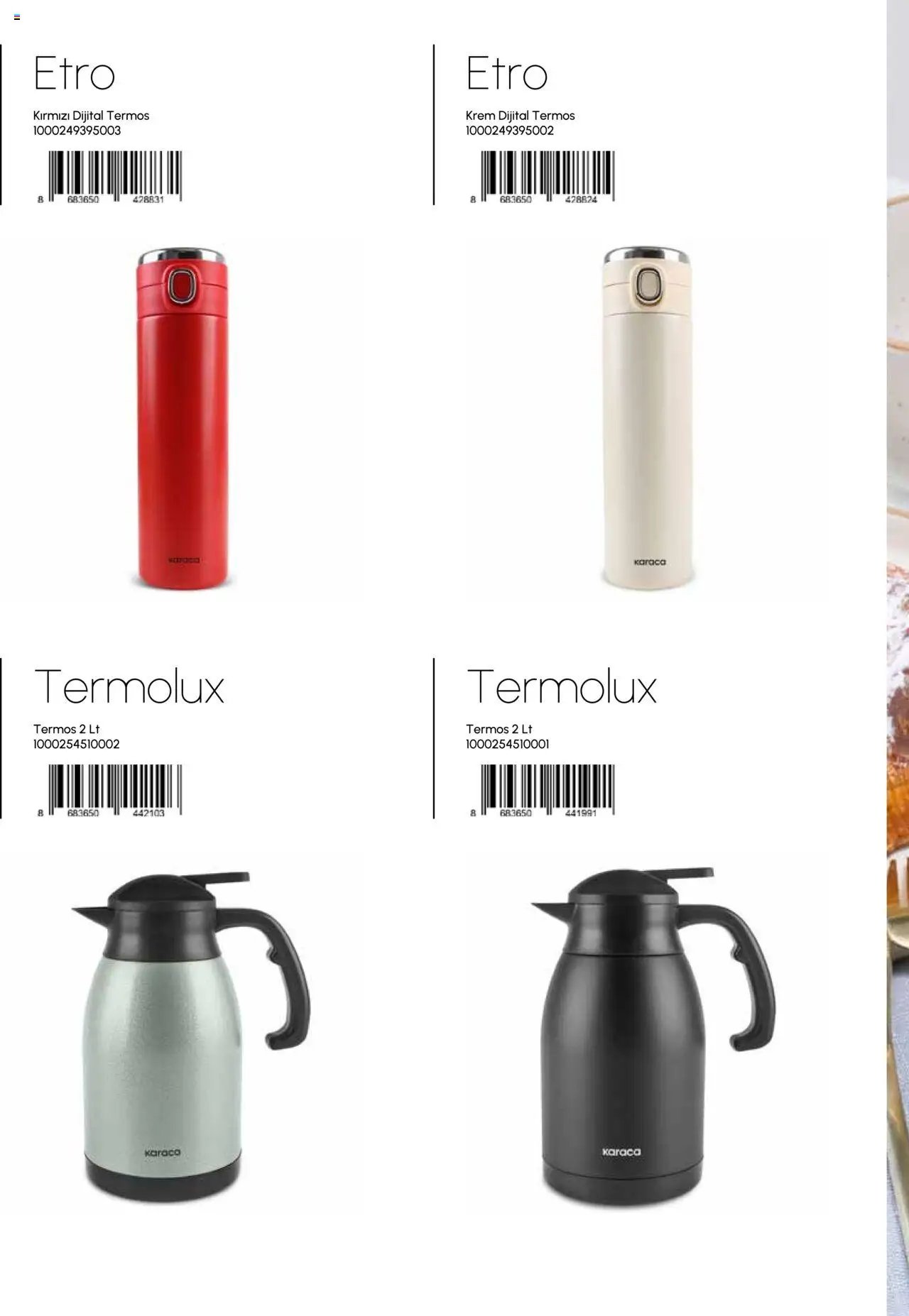 Karaca tarihli katalog 04 0909 2025 Mutfak