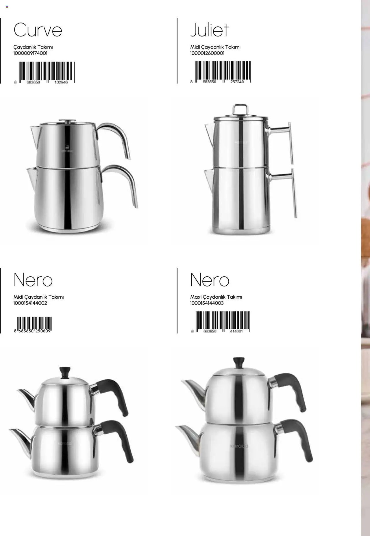 Karaca tarihli katalog 04 0909 2025 Mutfak