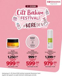Rossmann tarihli katalog 02 0101 2026 Cilt Bakım Festivali