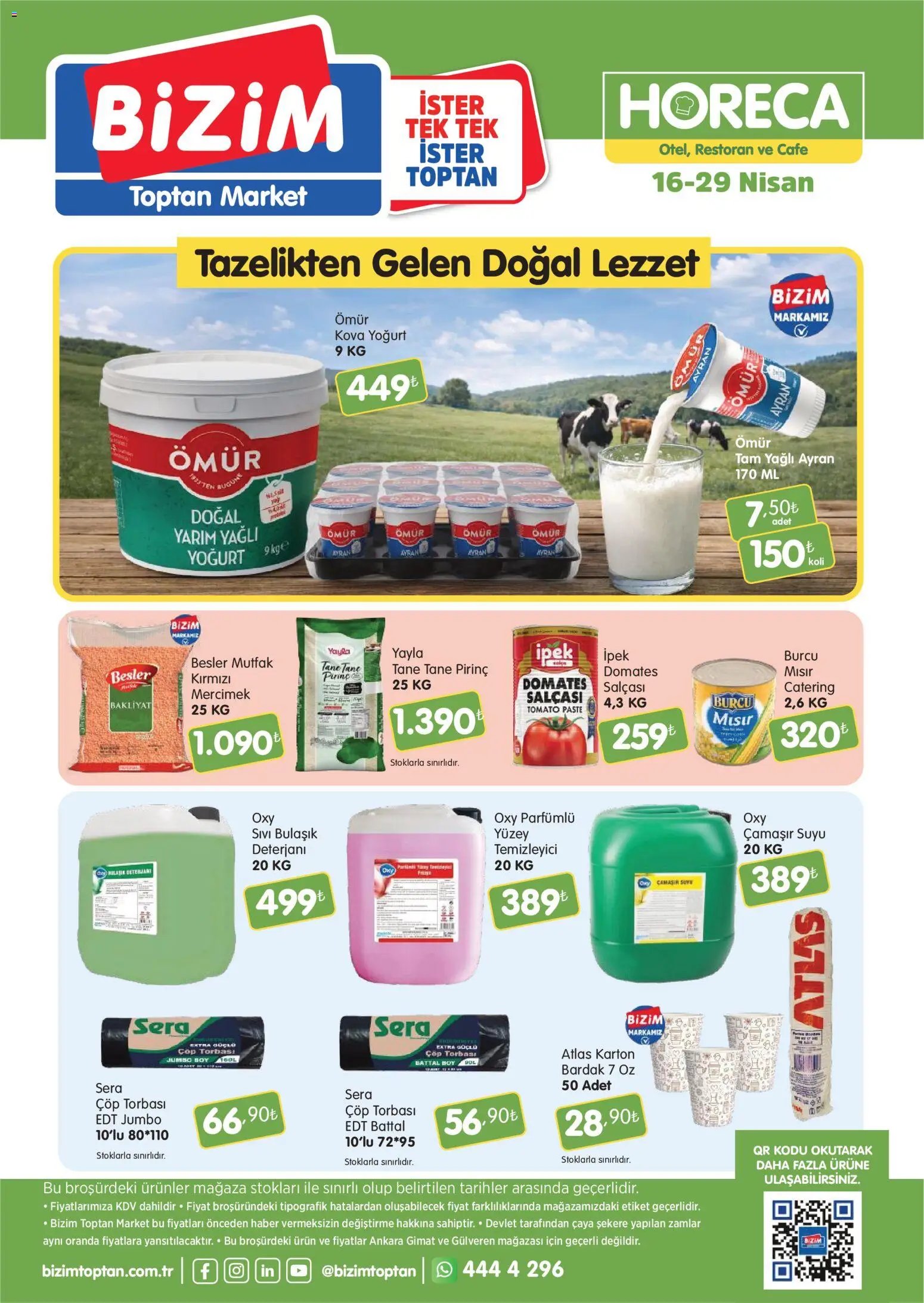 Bizim Toptan tarihli katalog 16 0404 2026 Bizim Toptan - Horeca kataloğu