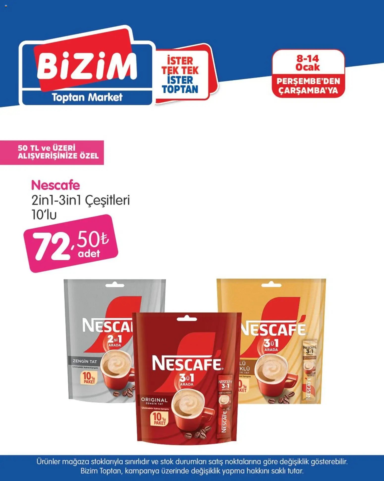 Bizim Toptan tarihli katalog 08 0101 2026 Katalog