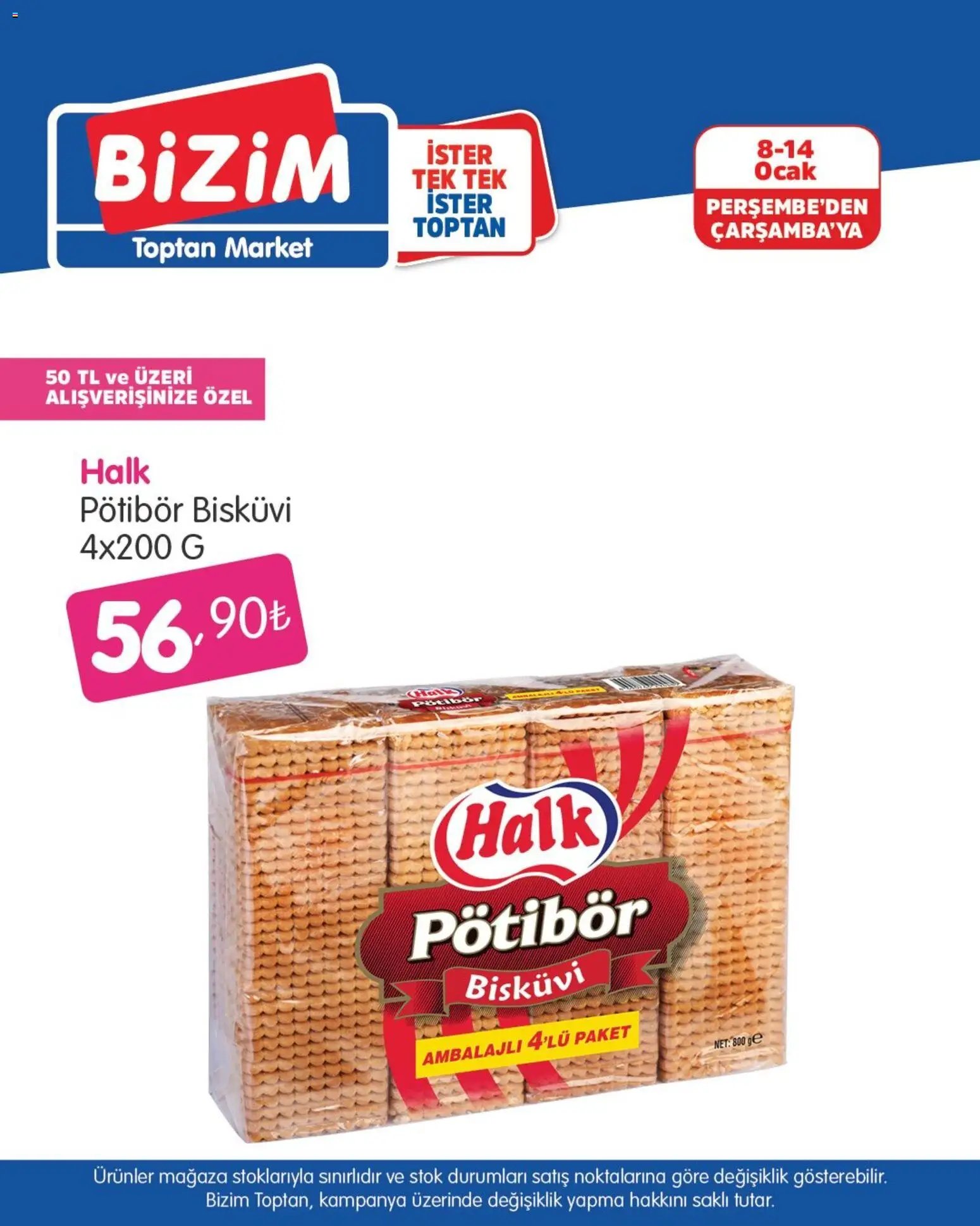 Bizim Toptan tarihli katalog 08 0101 2026 Katalog