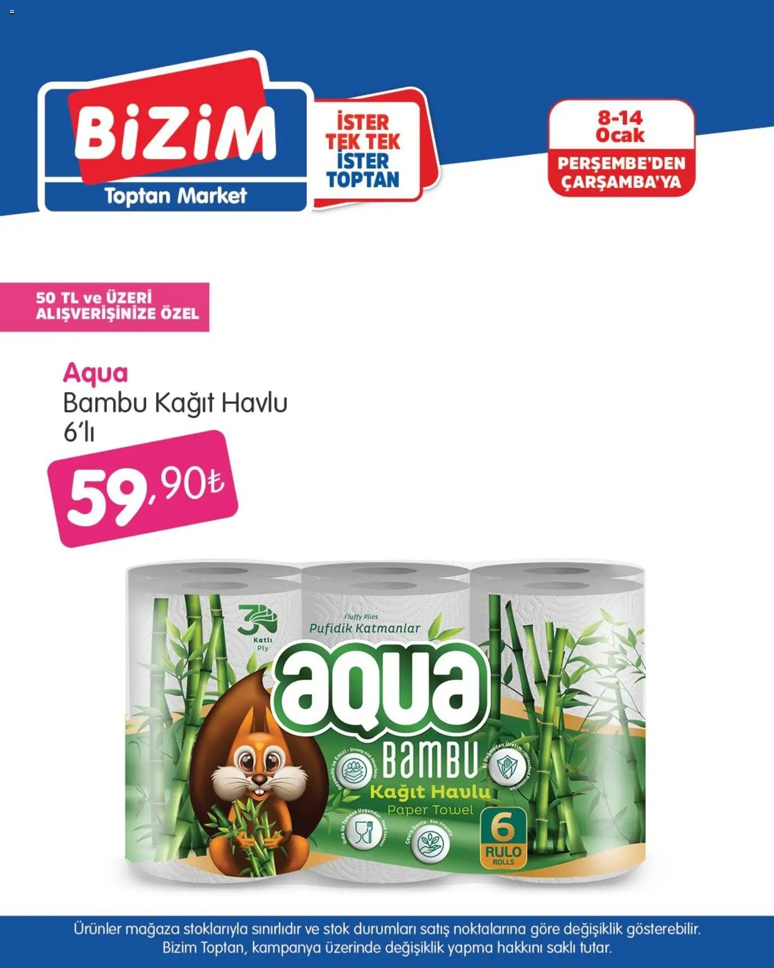 Bizim Toptan tarihli katalog 08 0101 2026 Katalog