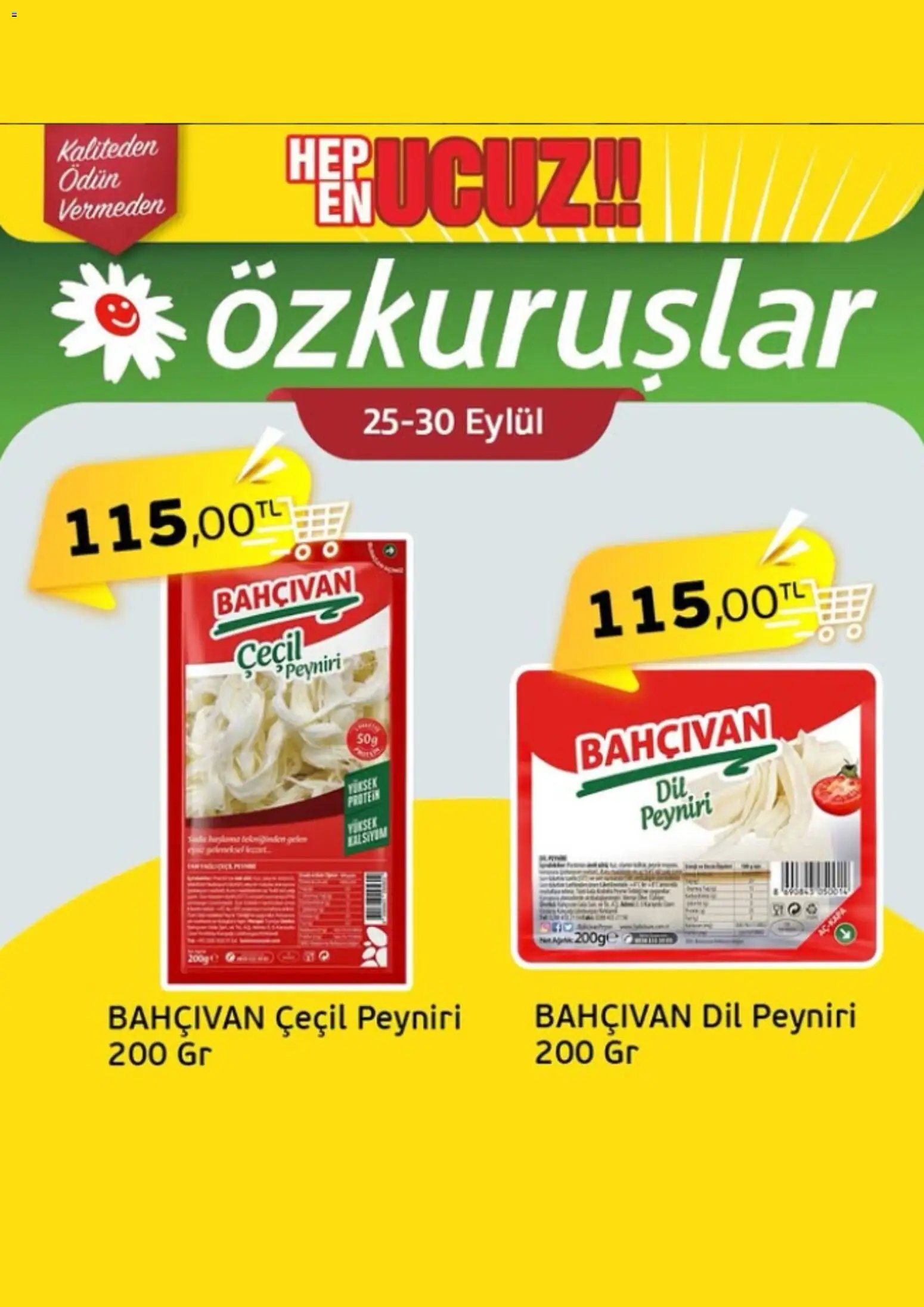 Özkuruşlar tarihli katalog 25 0909 2026 Özkuruşlar Katalog