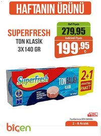 Biçen Market tarihli katalog 02 1212 2025 Haftanın Ürünü