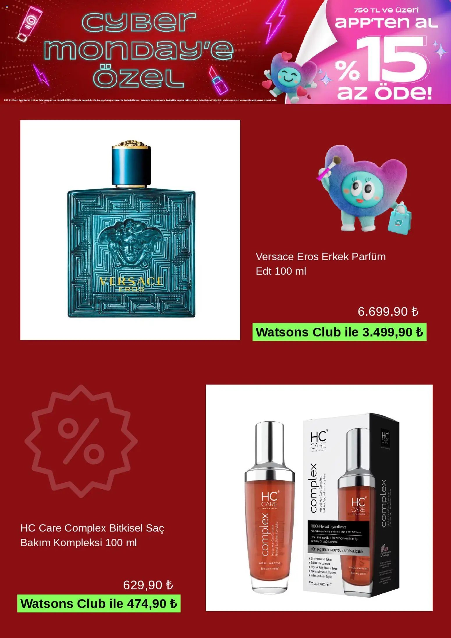 Watsons tarihli katalog 01 1212 2025 Cyber Monday