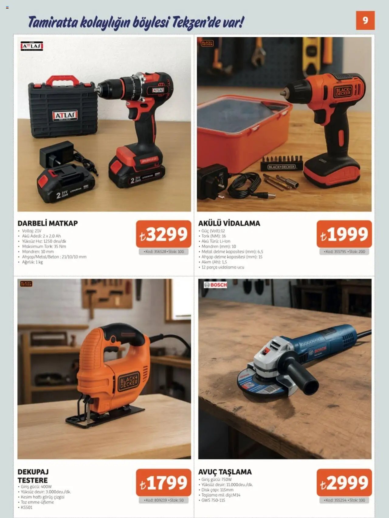 Tekzen tarihli katalog 01 0909 2025 Katalog