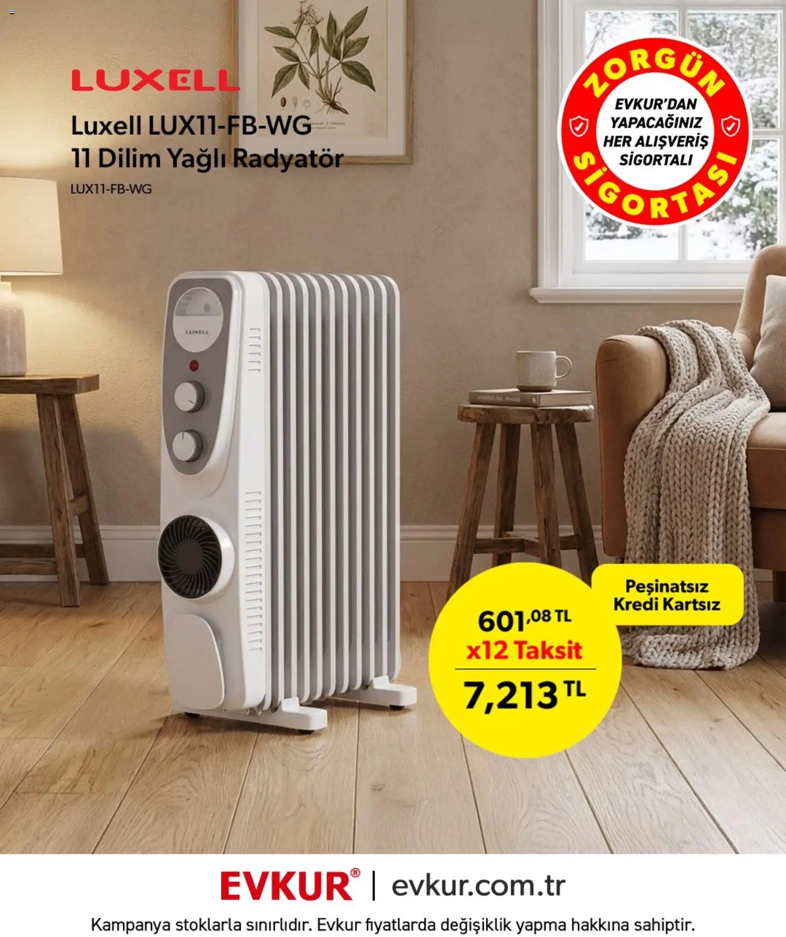 Evkur tarihli katalog 17 1212 2025 İndirim