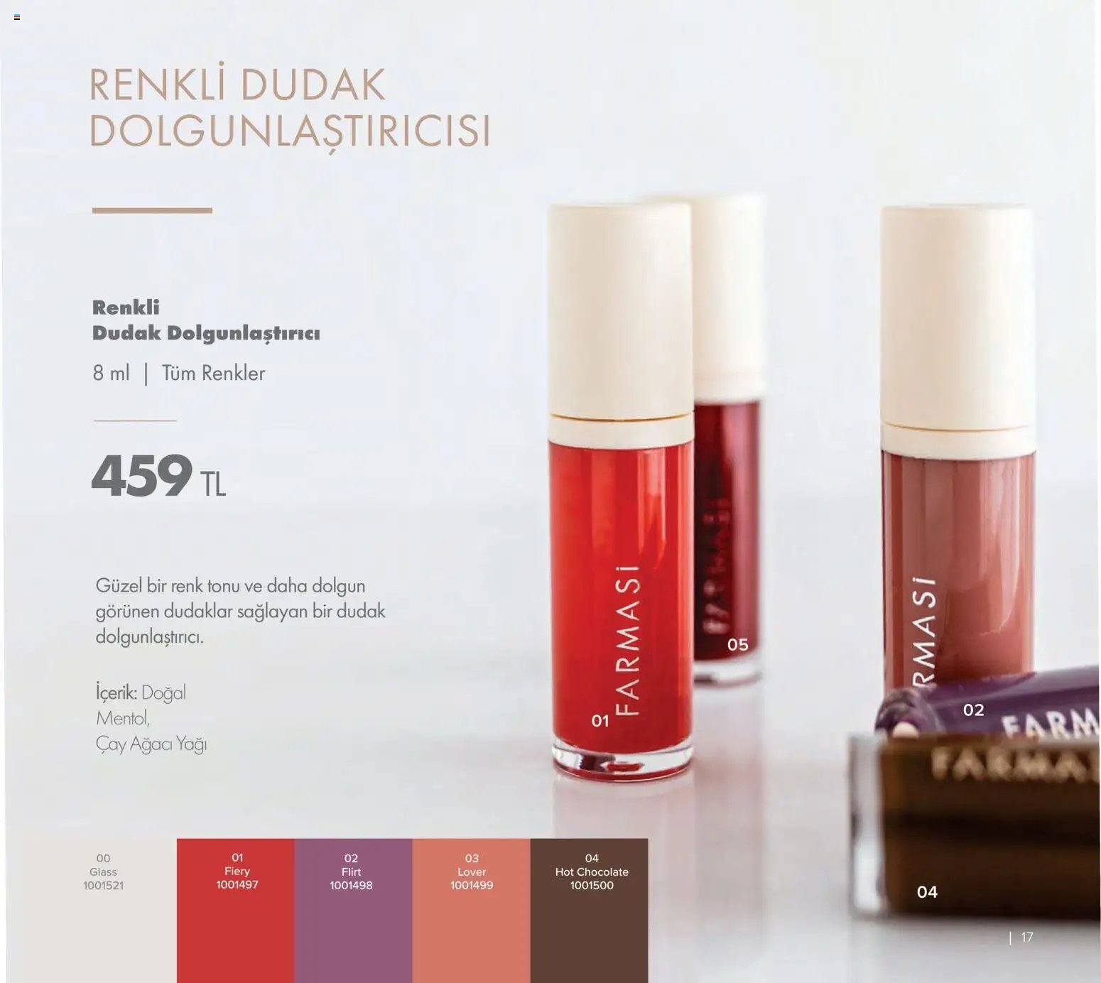 Farmasi tarihli katalog 01 1111 2025 Katalog