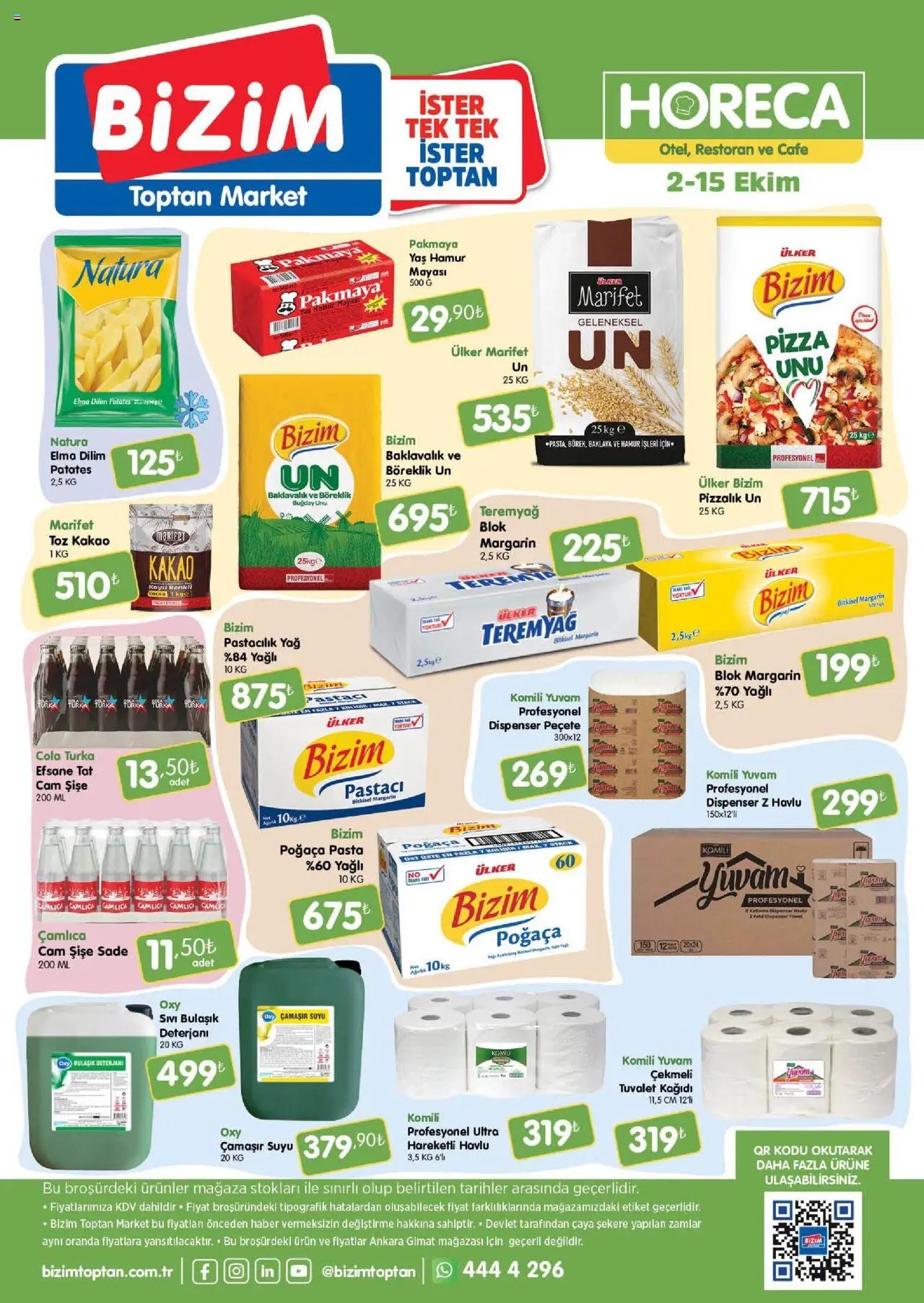 Bizim Toptan tarihli katalog 02 1010 2025 Horeca kataloğu