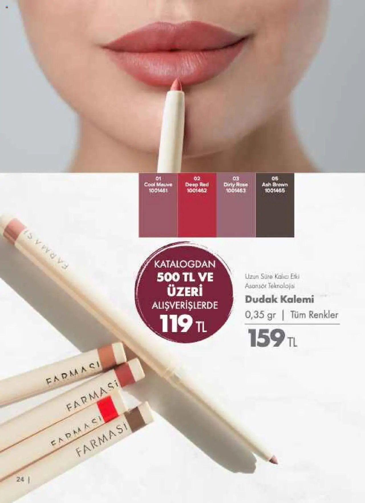 Farmasi tarihli katalog 01 0808 2025 Katalog