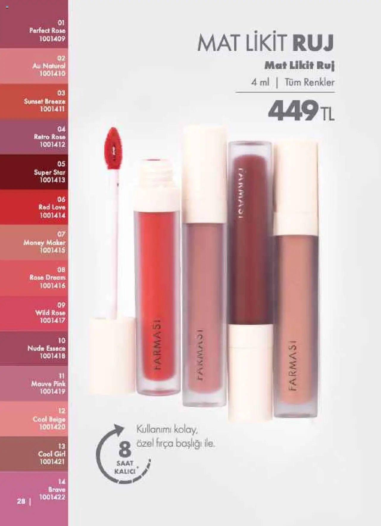 Farmasi tarihli katalog 01 0808 2025 Katalog