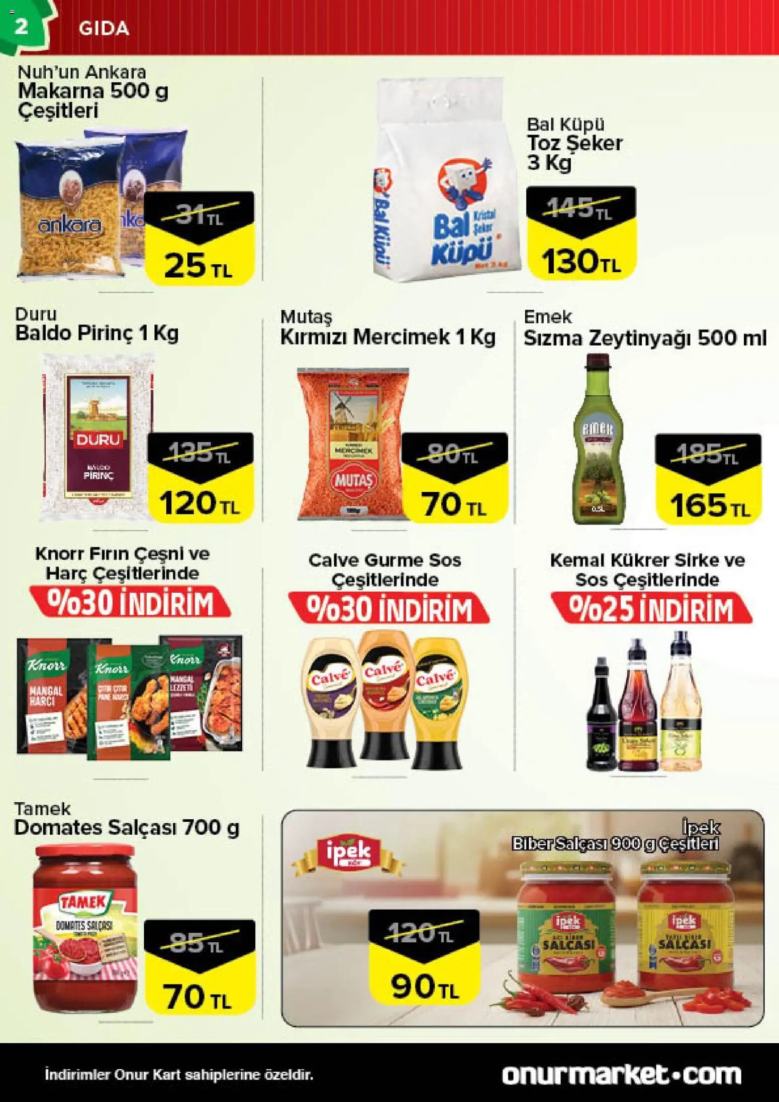 Onur Market tarihli katalog 02 0101 2026 Katalog - Bursa