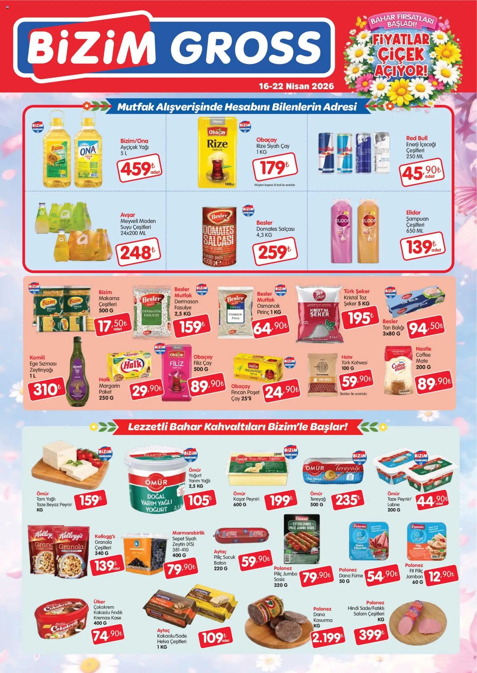 Bizim Toptan tarihli katalog 16 0404 2026 Bizim Toptan - Bizim Gross Fırsat Bülteni