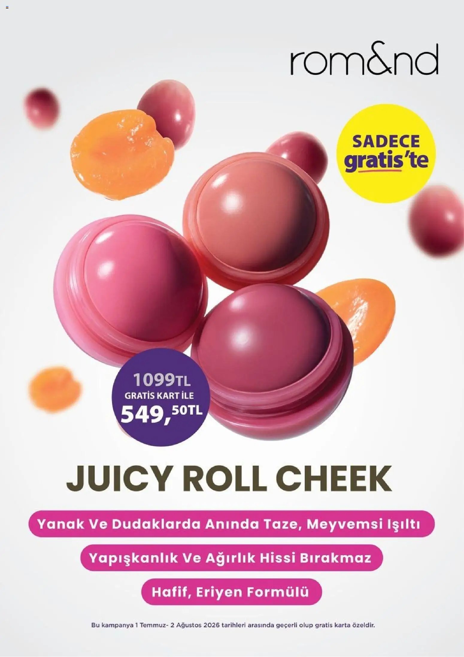Gratis tarihli katalog 01 0707 2026 Gratis Katalog