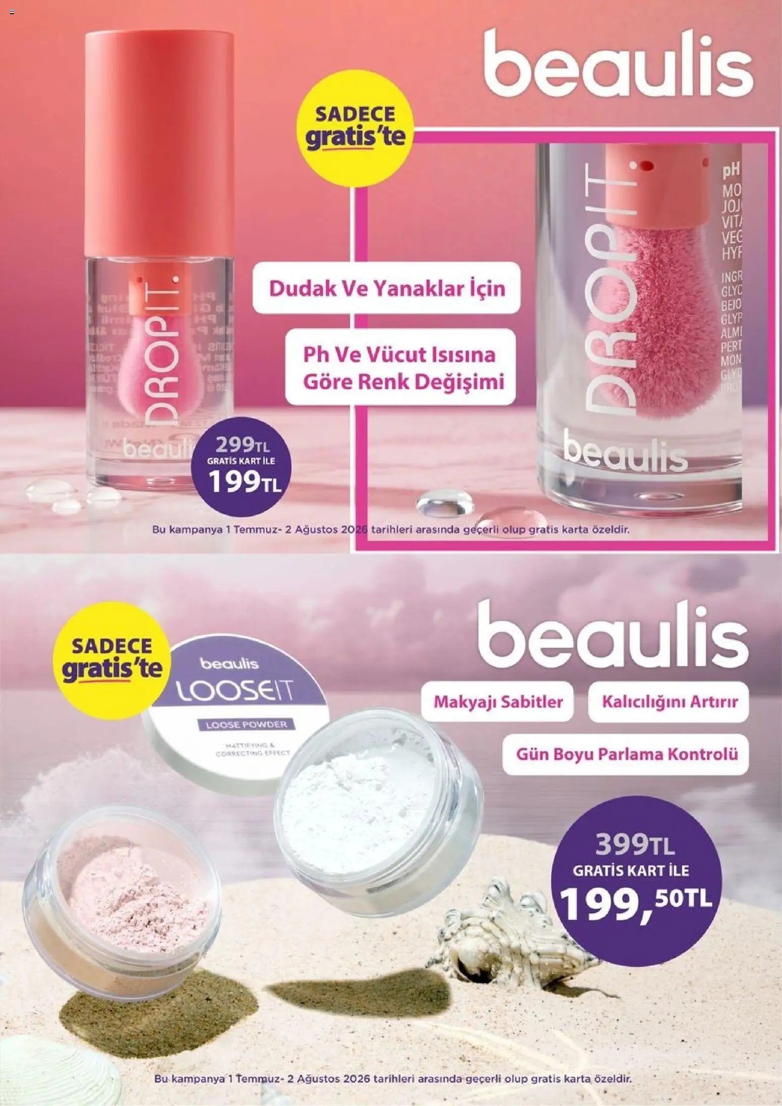 Gratis tarihli katalog 01 0707 2026 Gratis Katalog