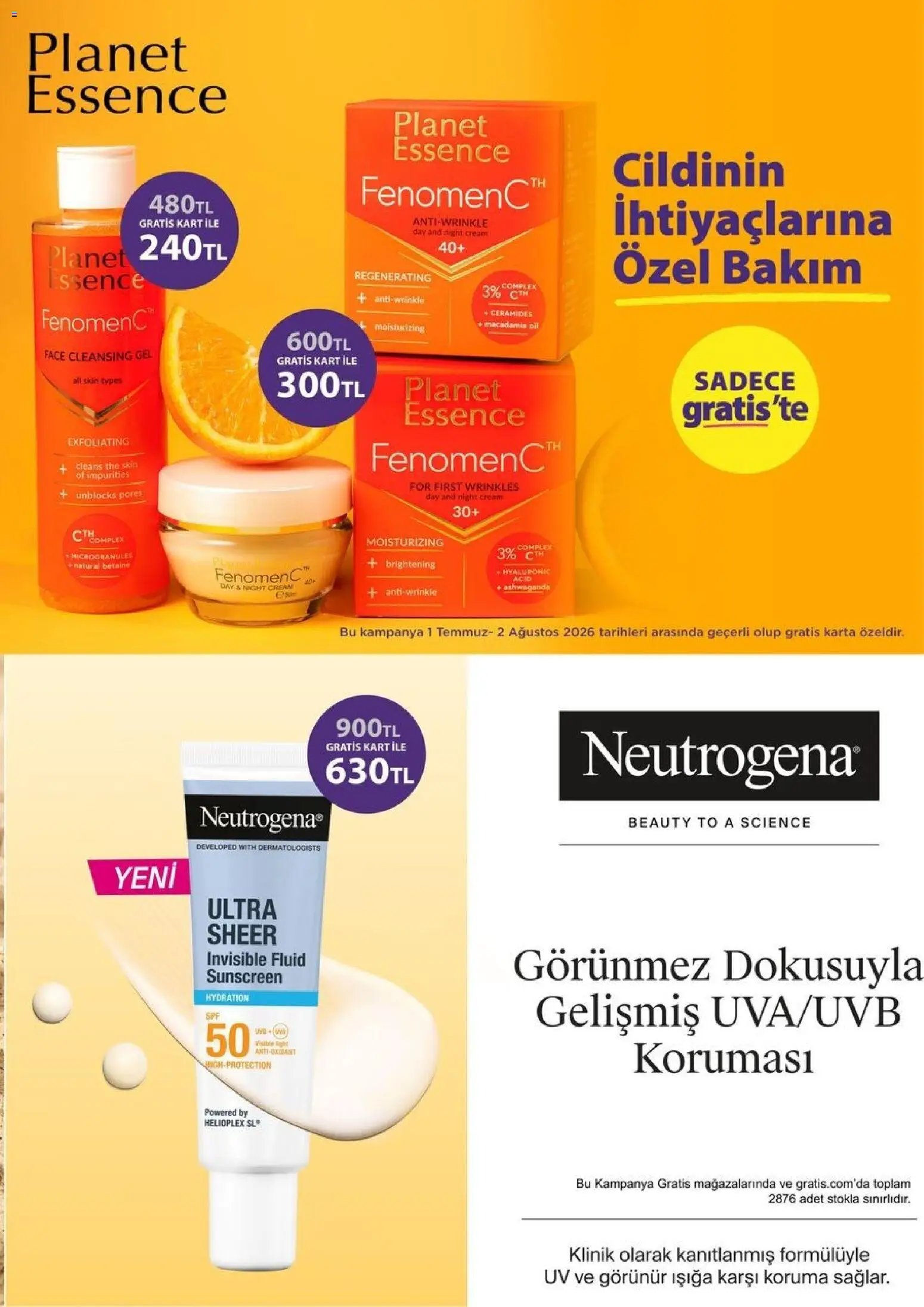 Gratis tarihli katalog 01 0707 2026 Gratis Katalog