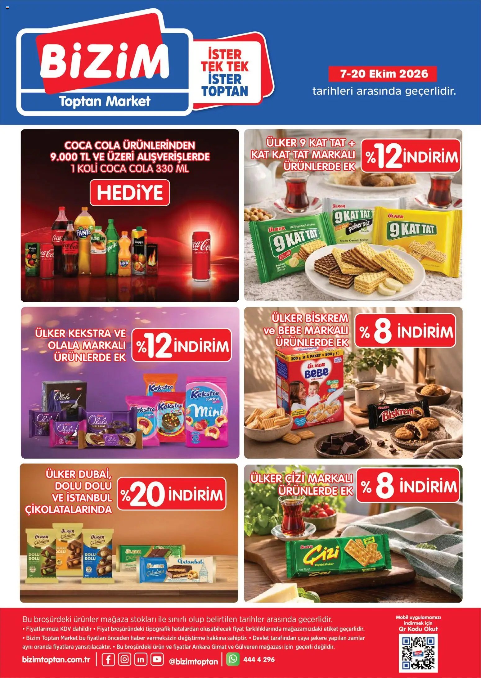 Bizim Toptan broşürü (07 - 20 Ekim 2026) 